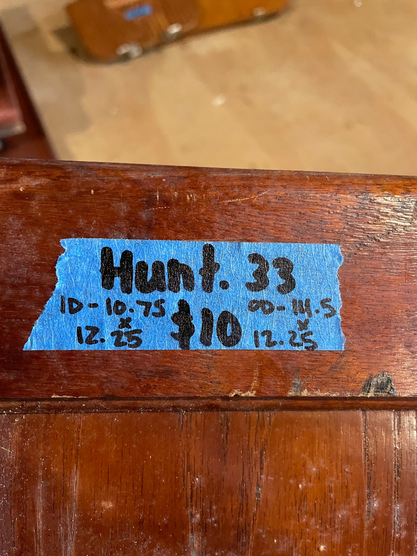 Hunter 33 Interior Door- ID 10 3/4” L x 12 1/4” W #76