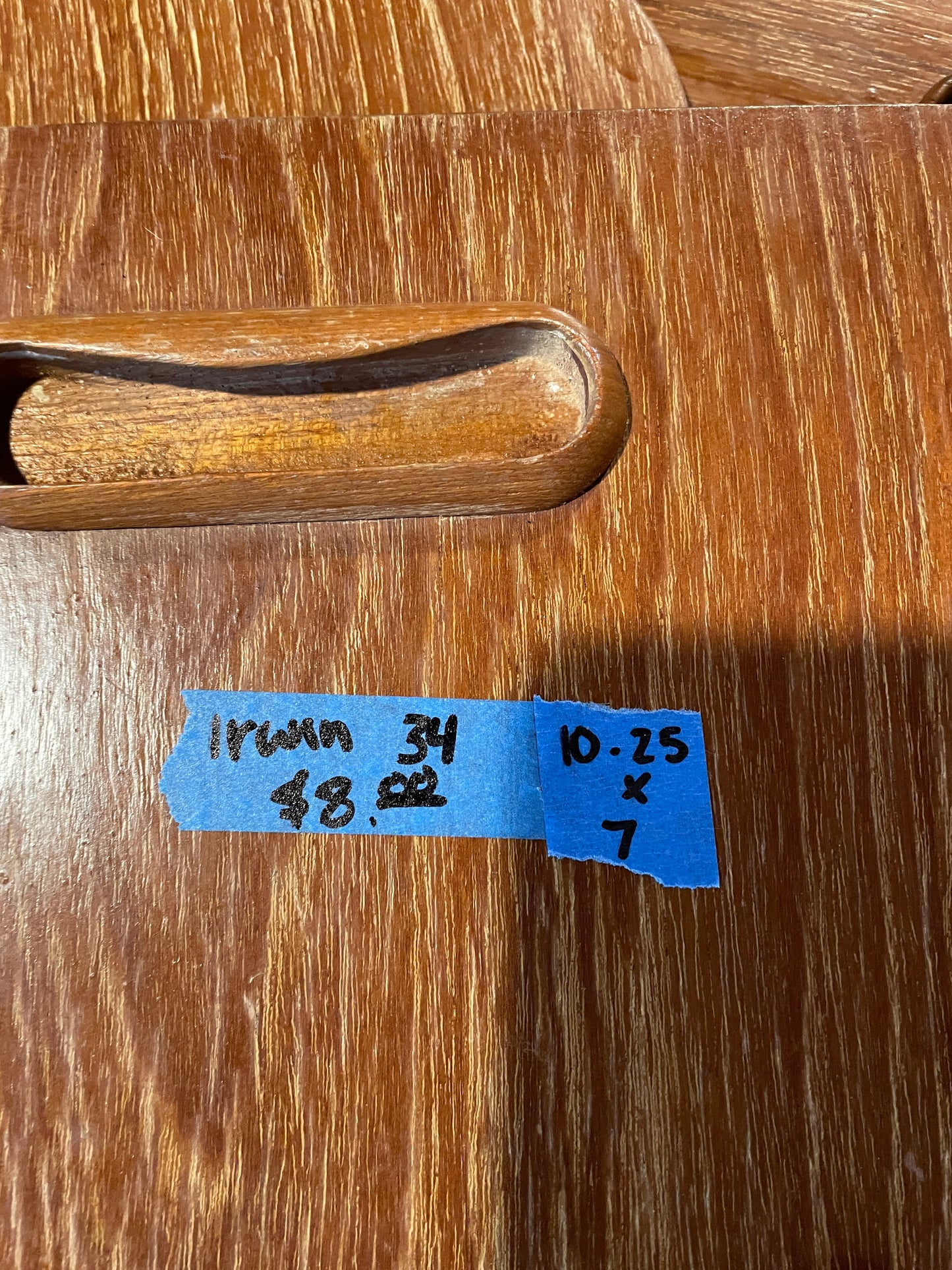 Irwin 34 Small Interior Door- OD 10 1/4” L x 7” W #91