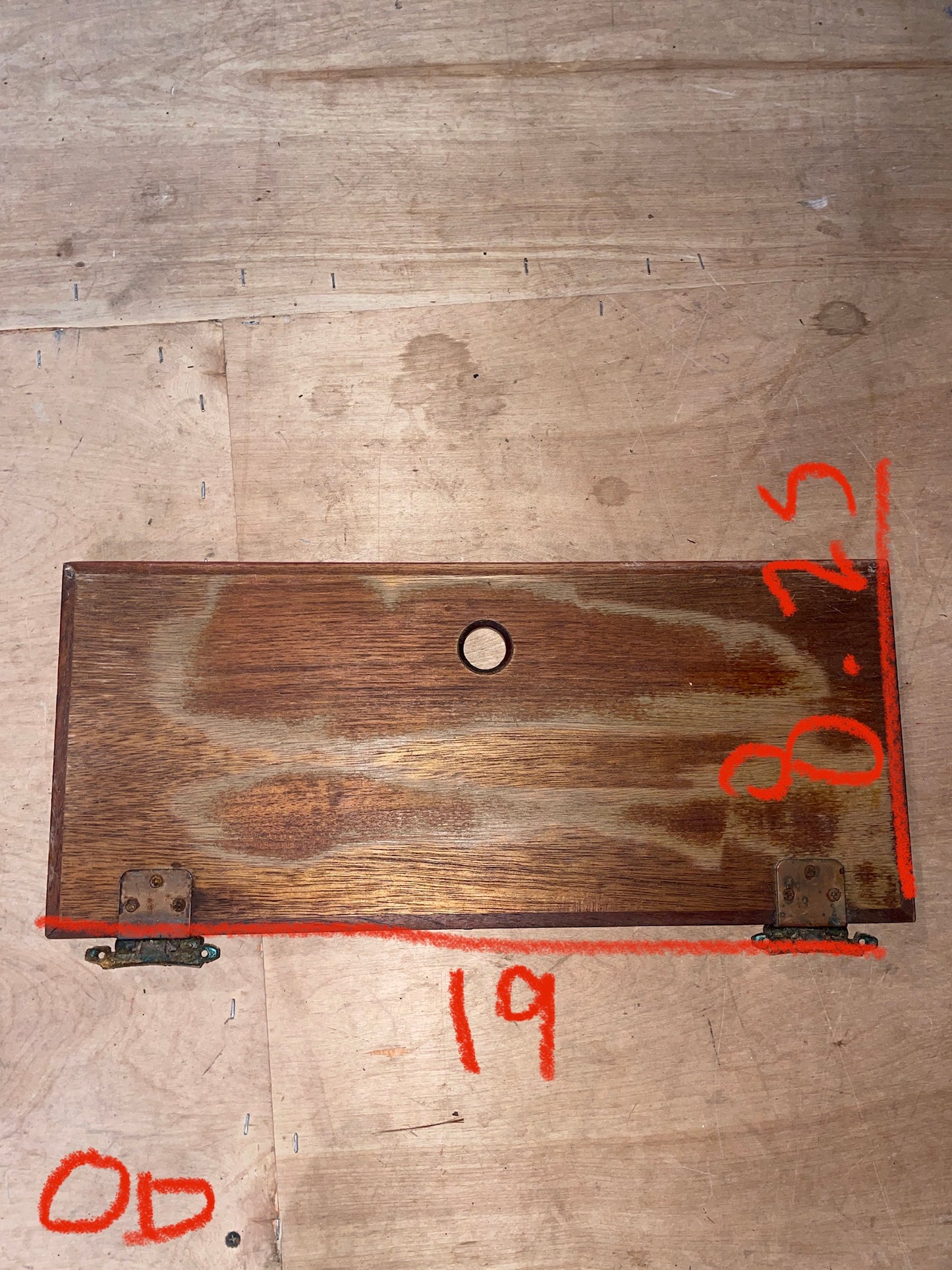 Irwin 39 Interior Door- OD 19” L x 8 1/4” W #97