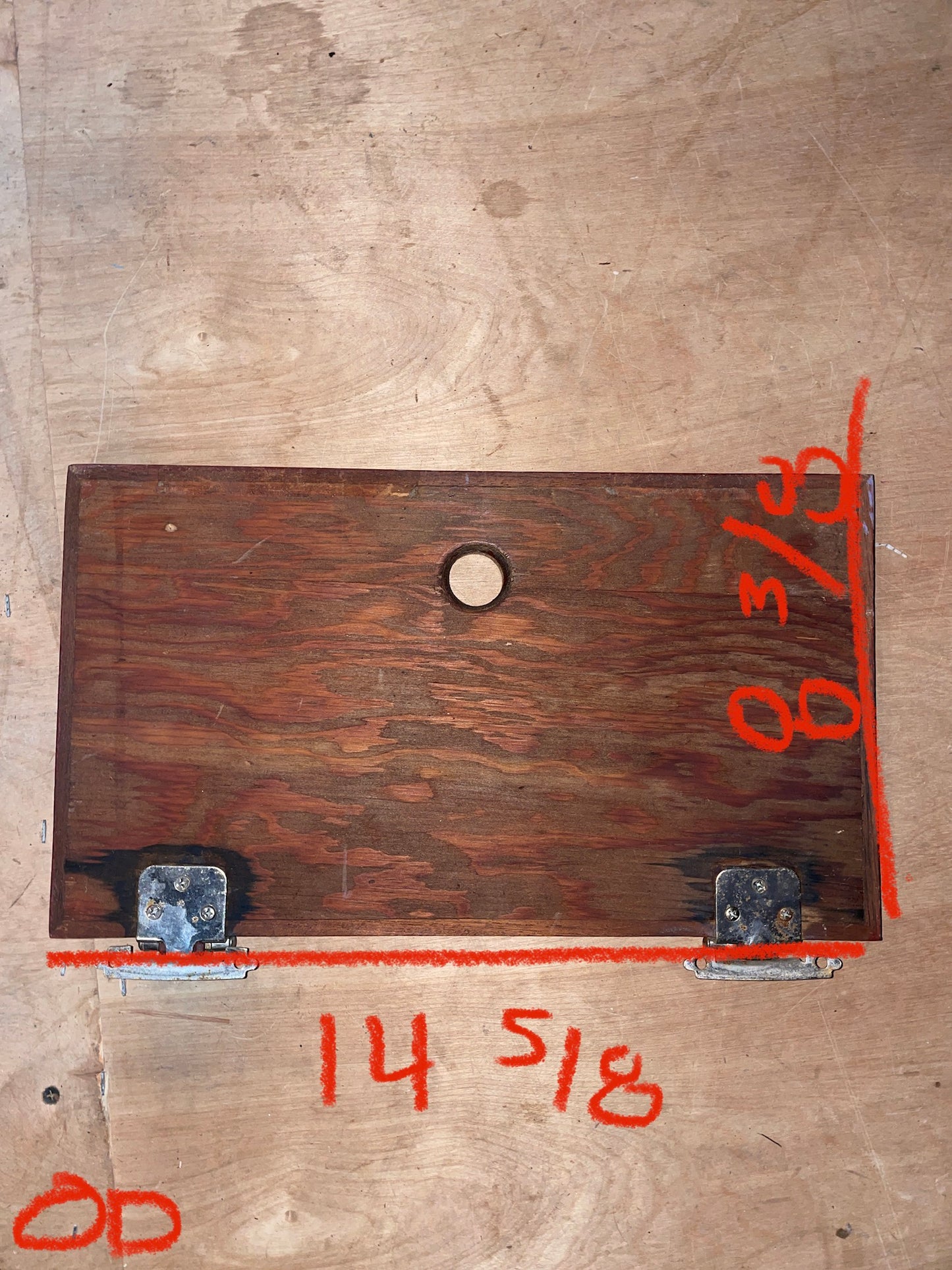 Irwin 39 Interior Door- OD 14 5/8” L x 8 3/8” W