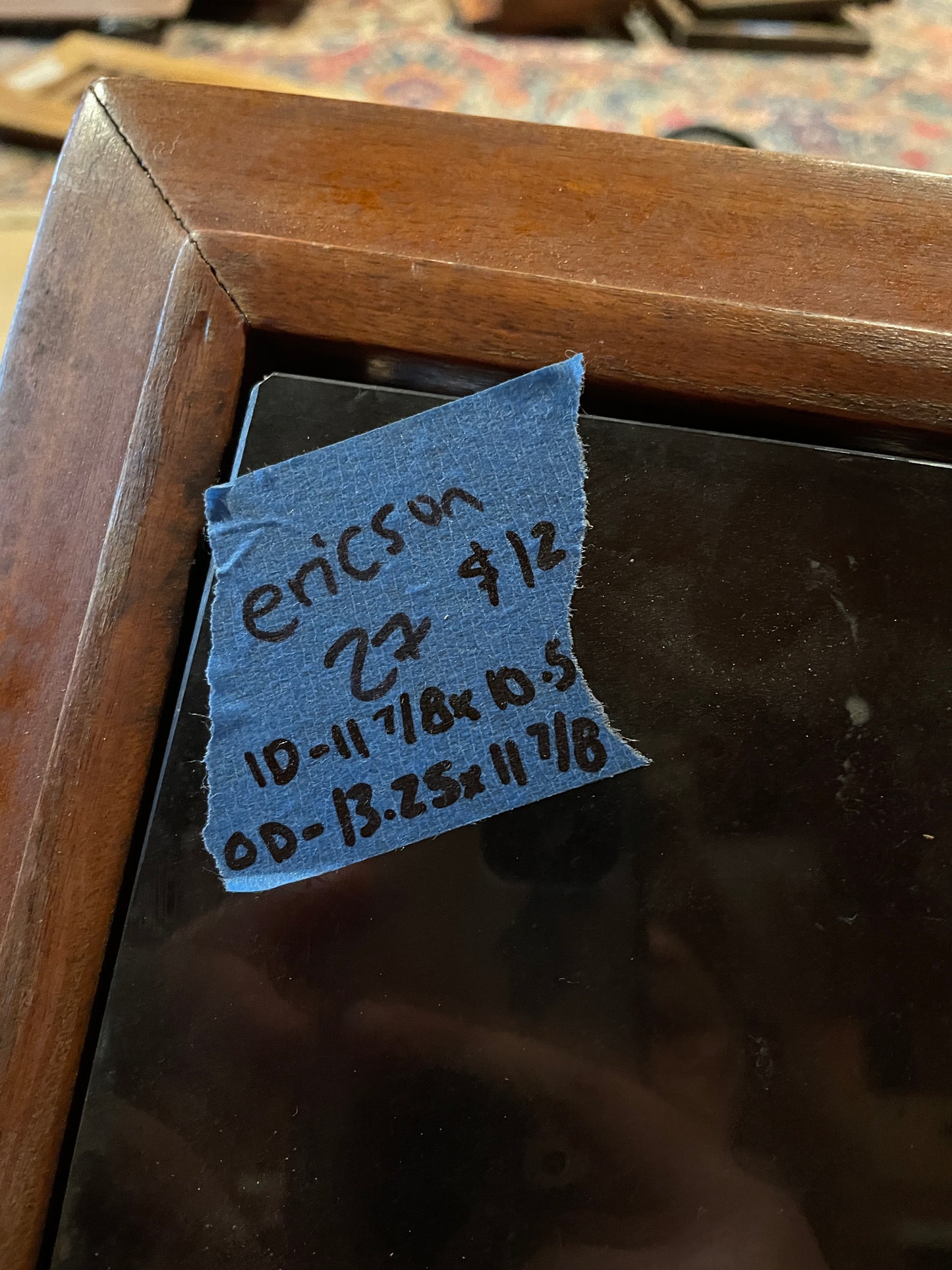 Ericson 27 Interior Opening Plexi-Glass Door- ID 11 7/8” L x 10 1/2” W #141