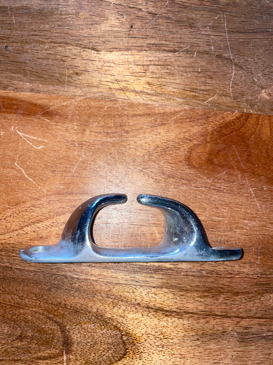 Single 4 1/2” Chromed Chock Cleat