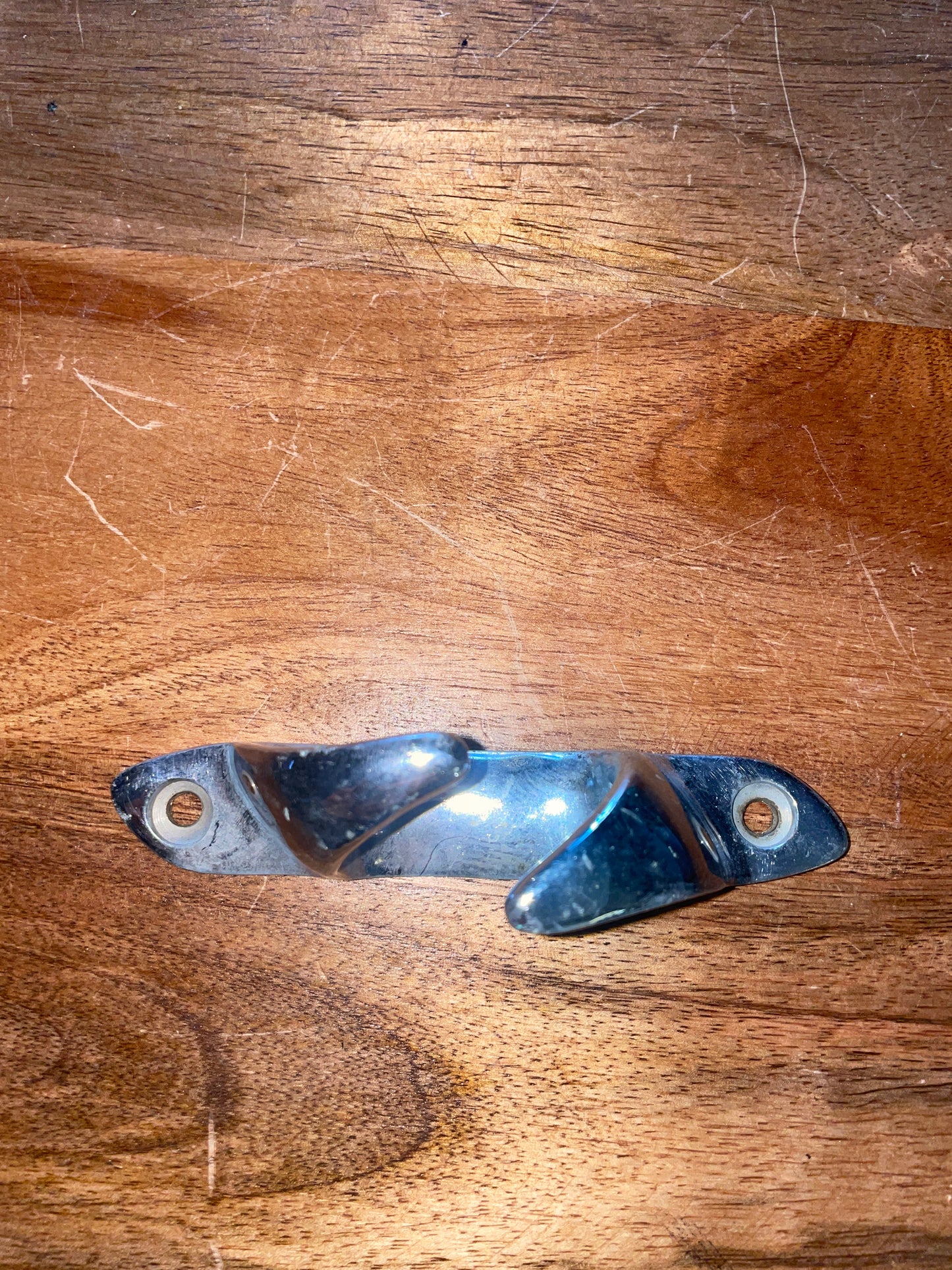 Single 4 1/2” Chromed Chock Cleat