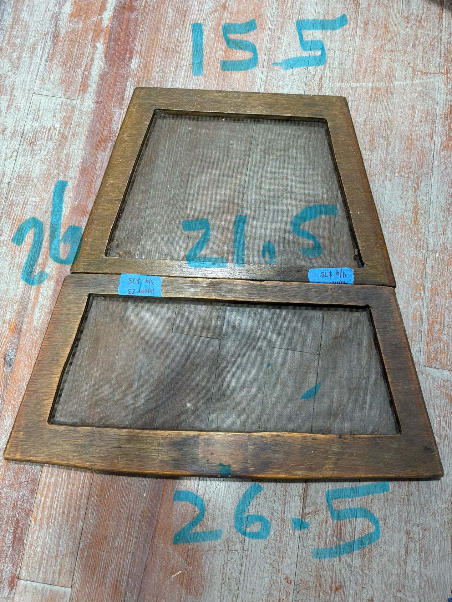 Hunter 23 Screen Teak Companion Way Boards #45