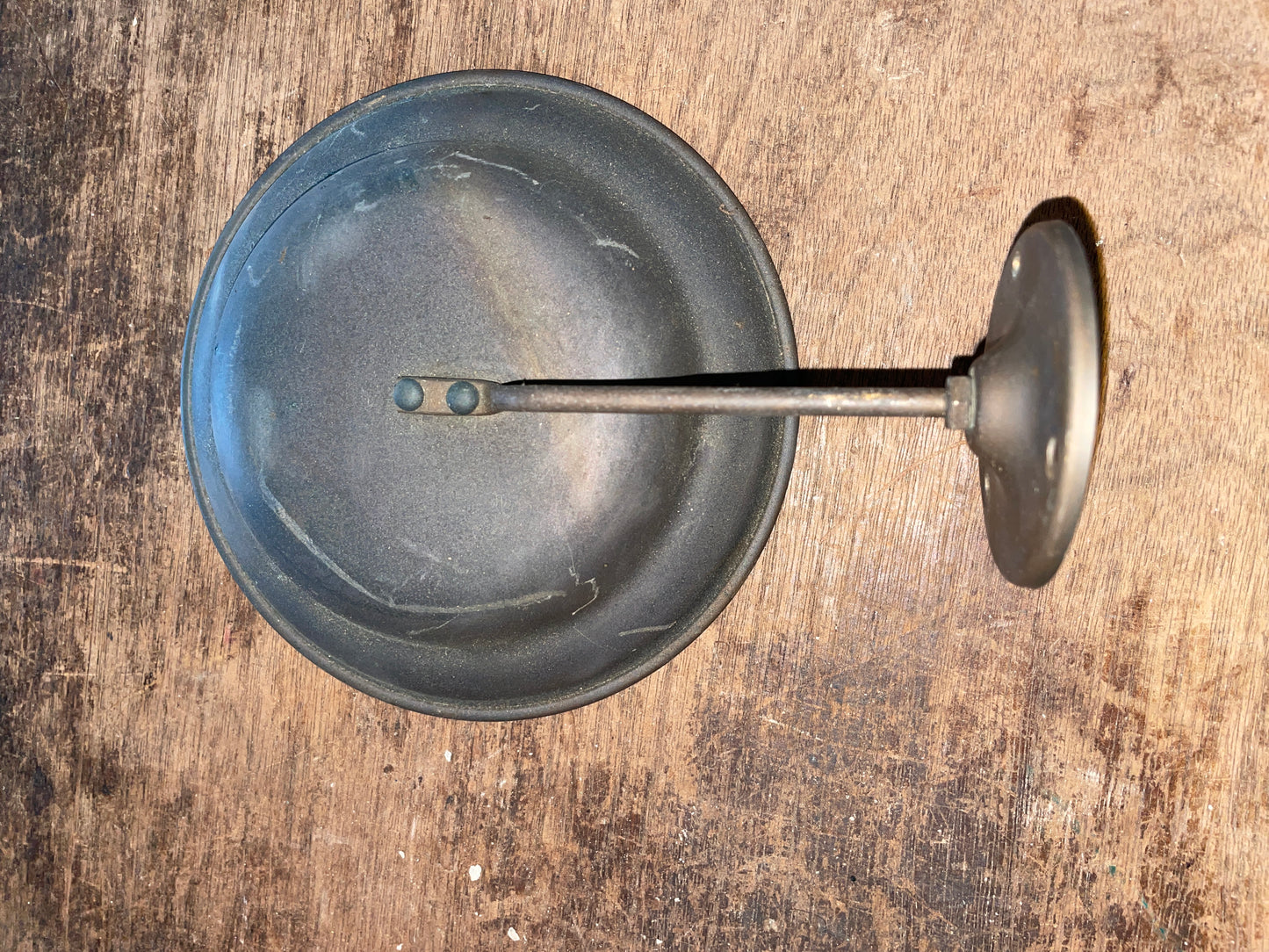 Vintage Brass Oil Lamp Deflector - 5 1/2"