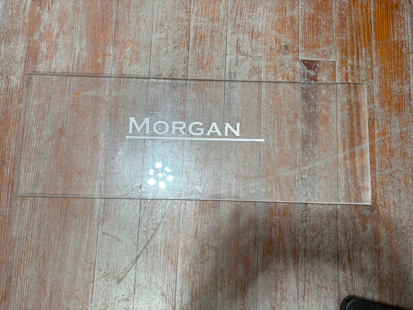 Single Morgan Plexi Glass Board #47