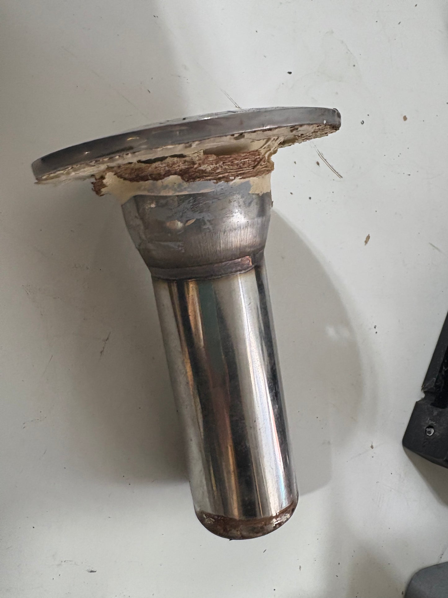 Chromed Bronze Water Deck Plug