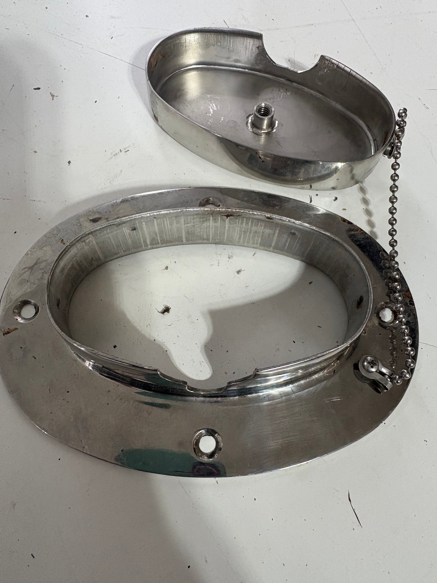 Stainless Anchor Hawse- ID 4 1/4” x 2 1/4” (no hook)