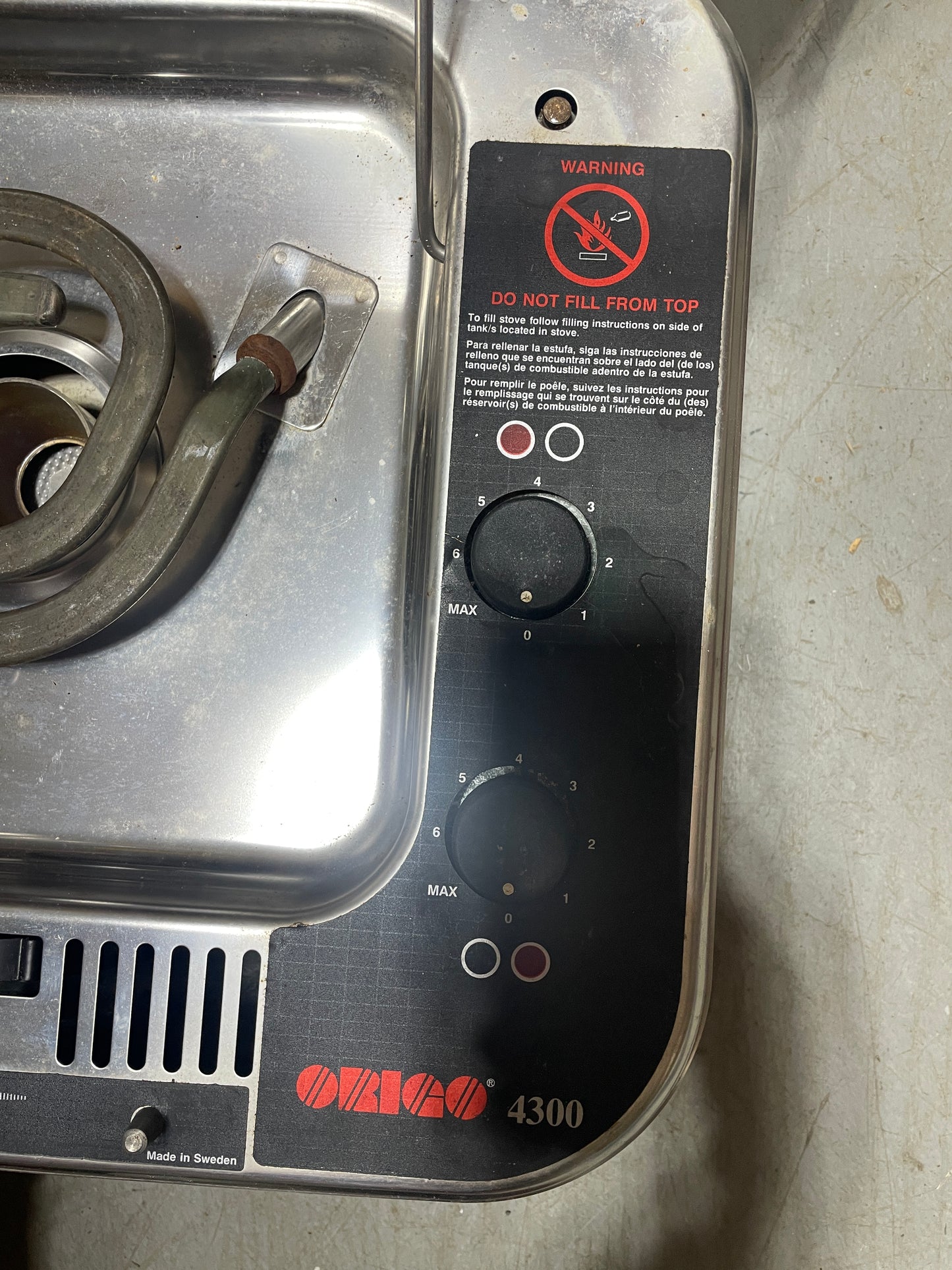 Newer Style Origo 4300 Alcohol / Electric Stove