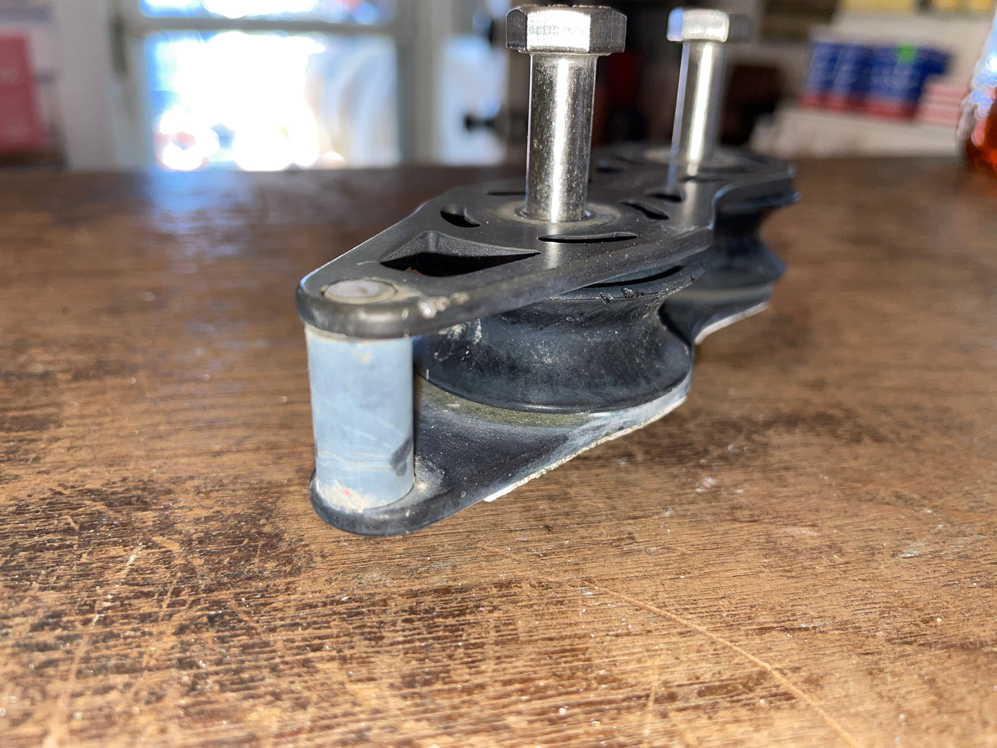 Harken Cheek Block Double 1 5/8” Sheave- 1/2” Line