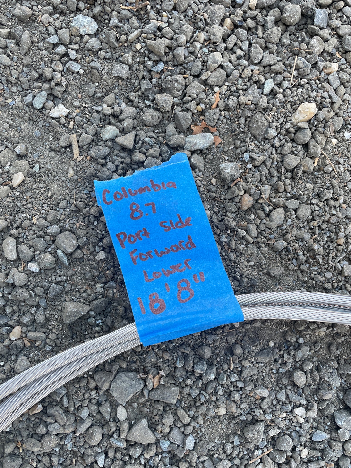 Columbia 8.7 Starboard OR Port Side Forward Lower 18’8”