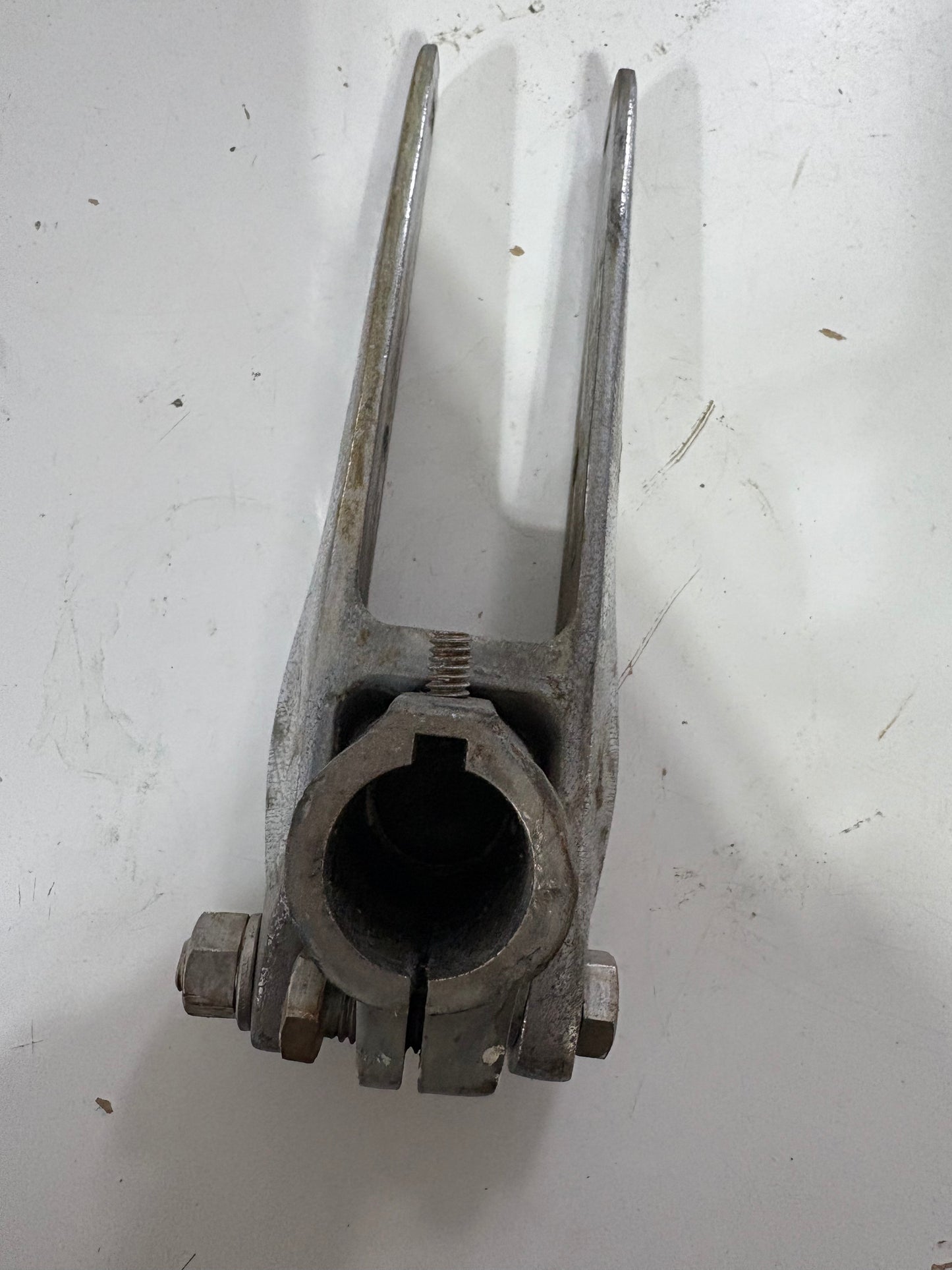 Rudder Cap Chromed Bronze Tiller Hardware