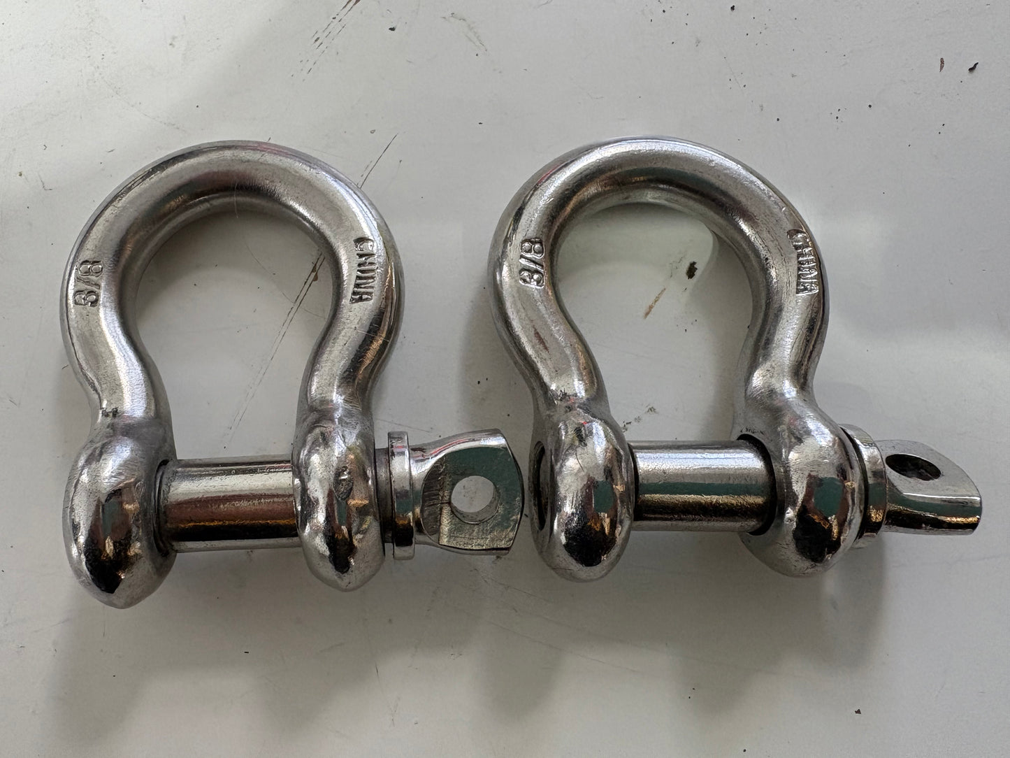 3/8" Bow Shackle Set of 2 NEW