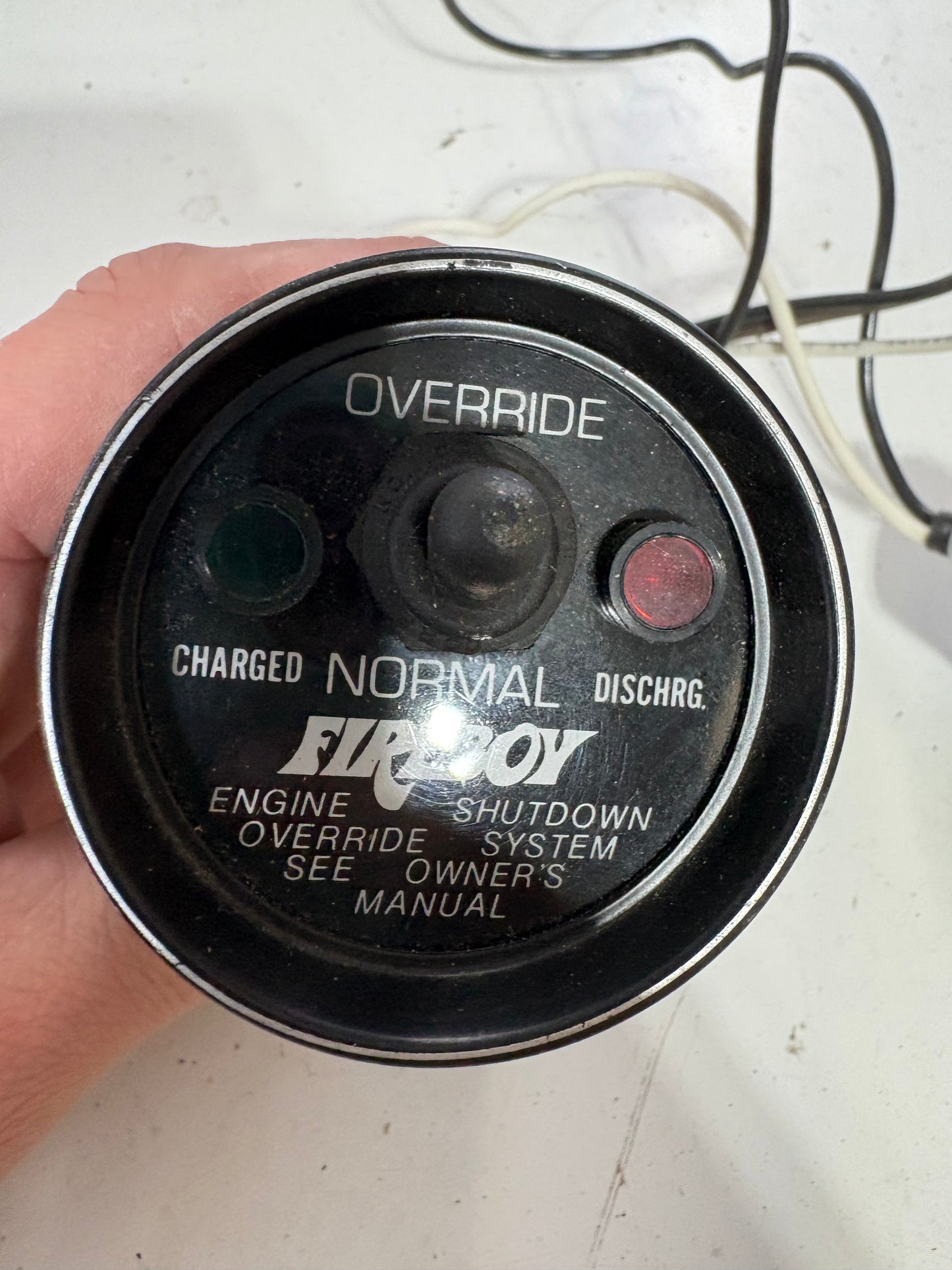 Fireboy Engine Override Switch