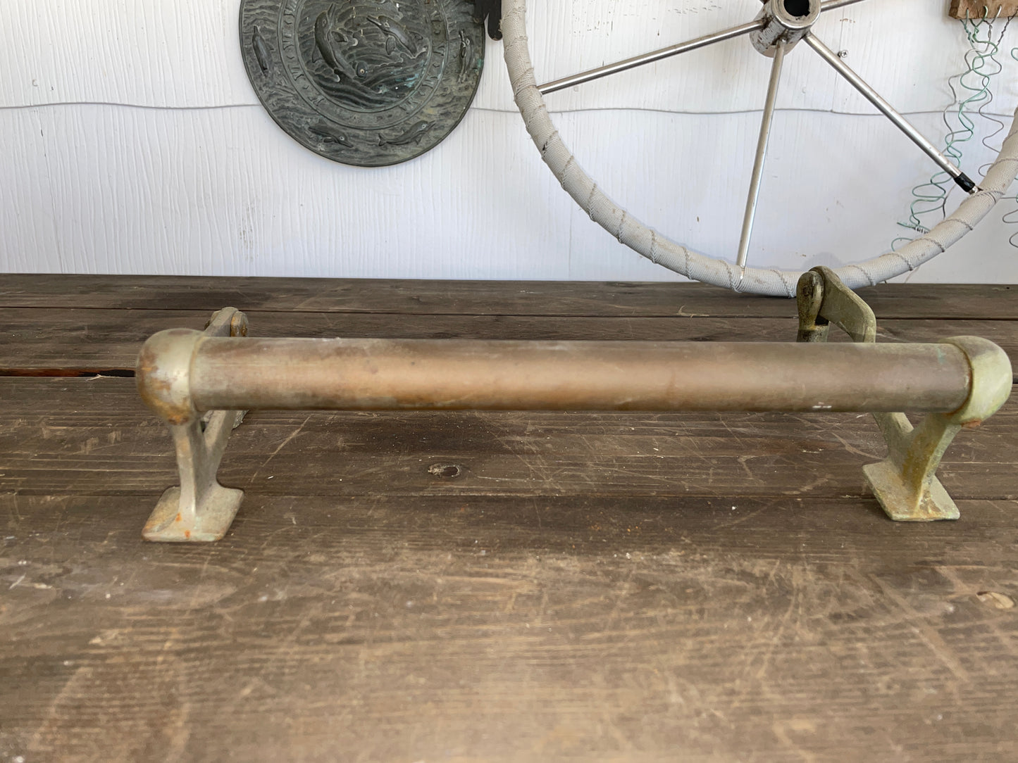 Solid Brass Single Step 12” Long