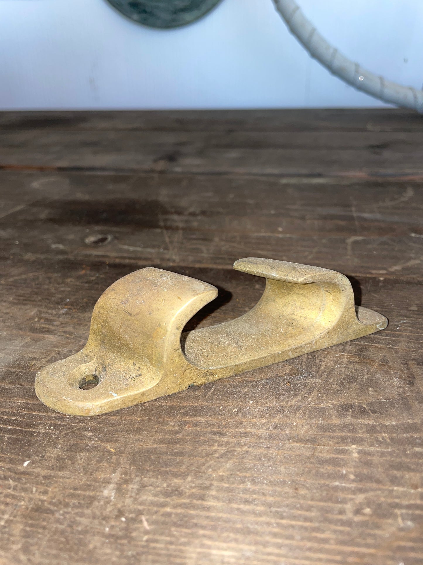 Solid Brass 5” Chock Cleat