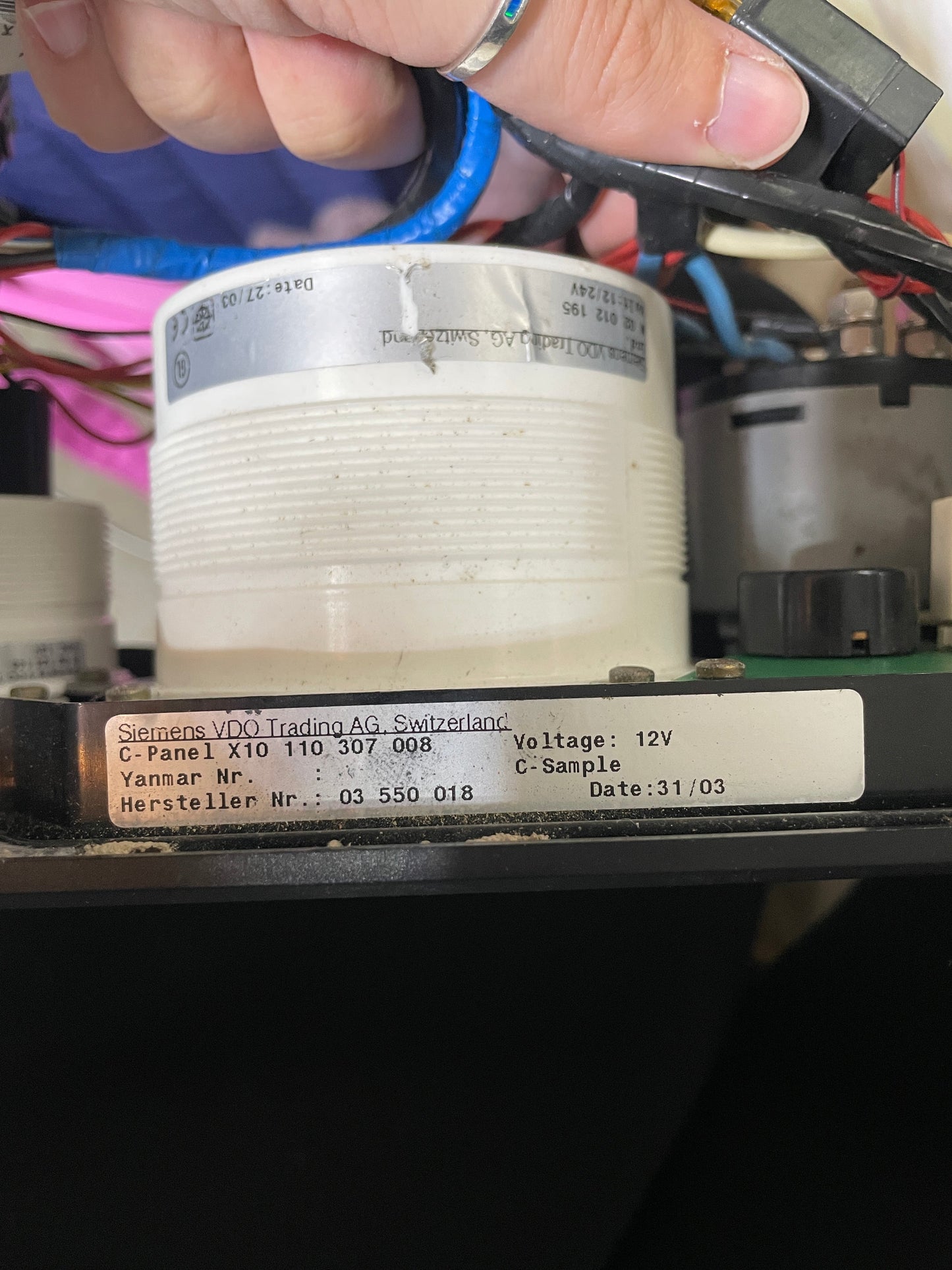 Yanmar Type C Panel Engine Panel - Newer Style
