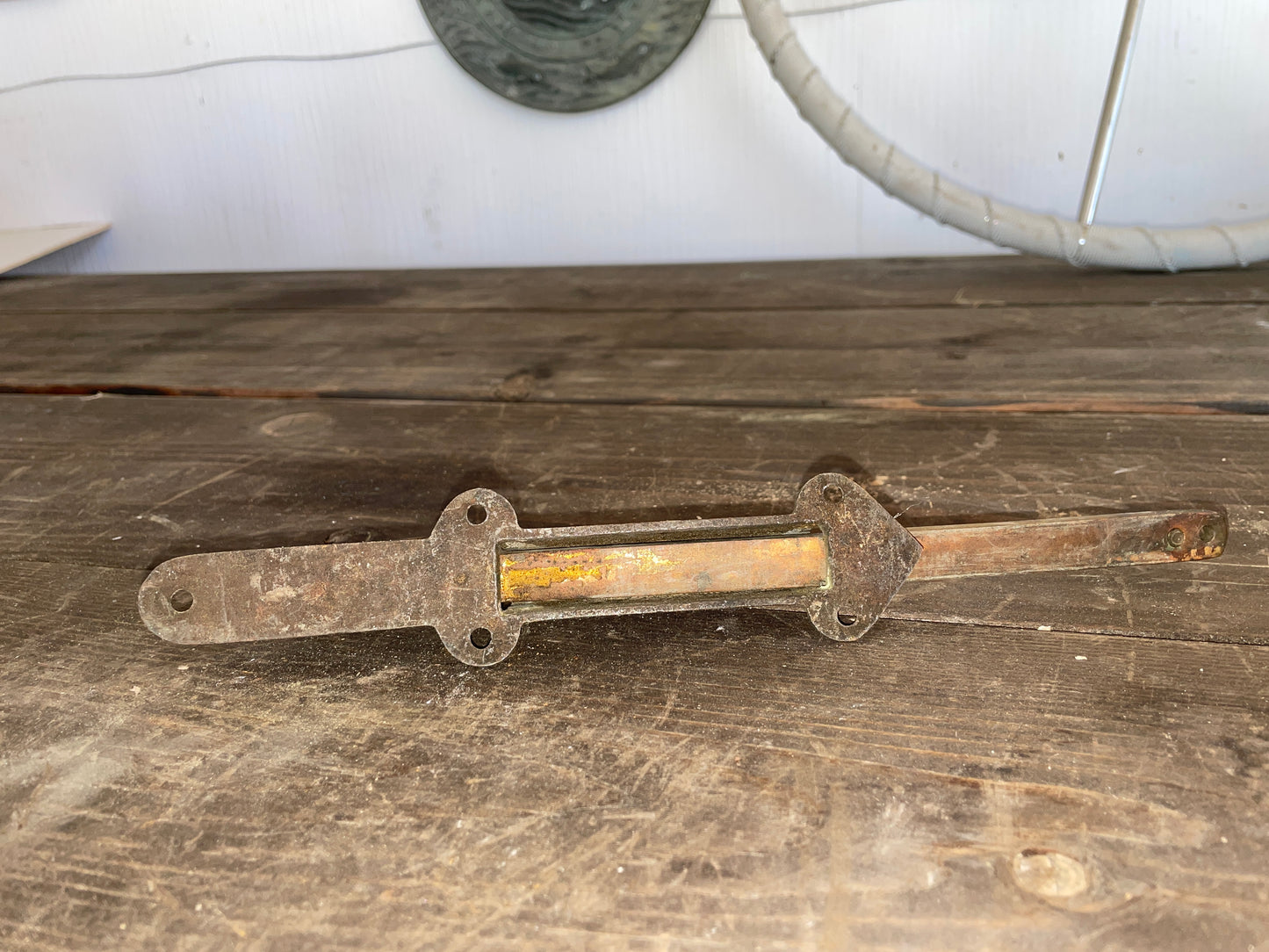 Vintage Brass Sliding Latch