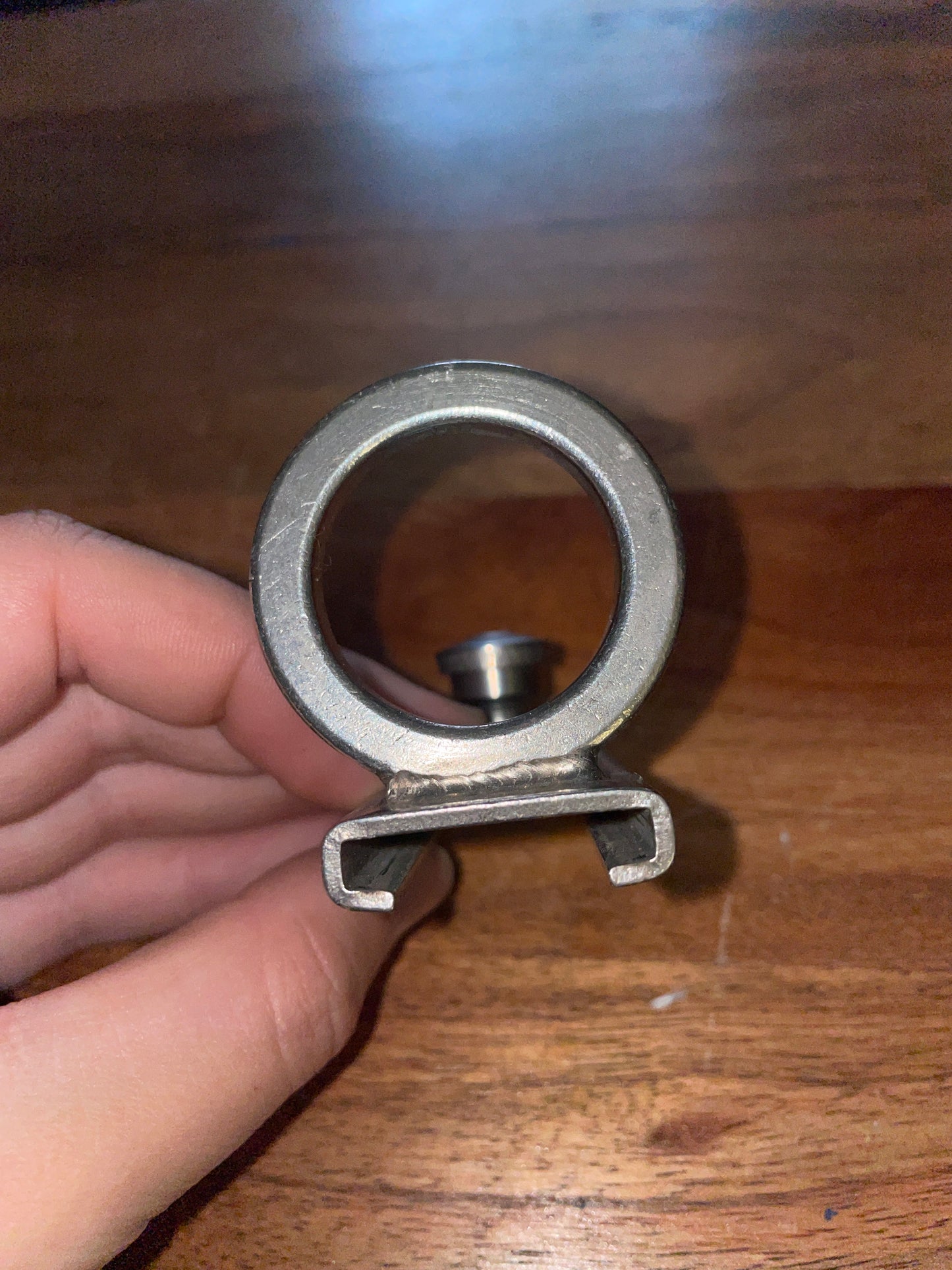 Stainless Steel Pull Top Mast Ring - 1” Track