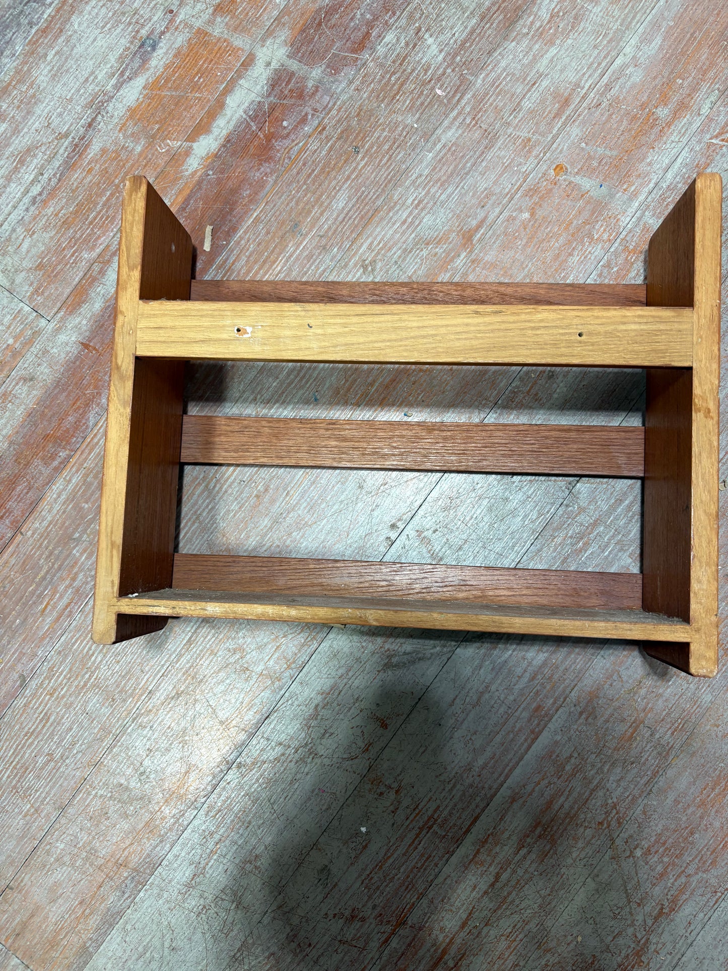 Teak Wall Rack