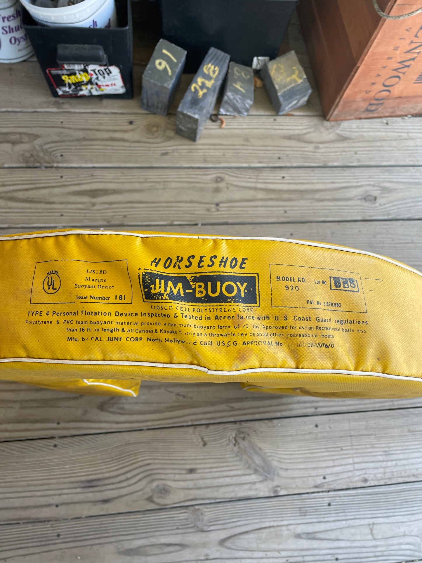 Horseshoe Jim Buoy Model #920 OR Model #940