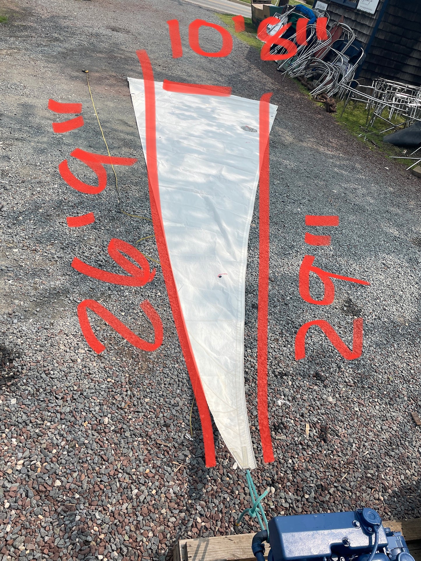 S2 7.9 103 Jib Sail -26’9” x 29’ x 10’8”