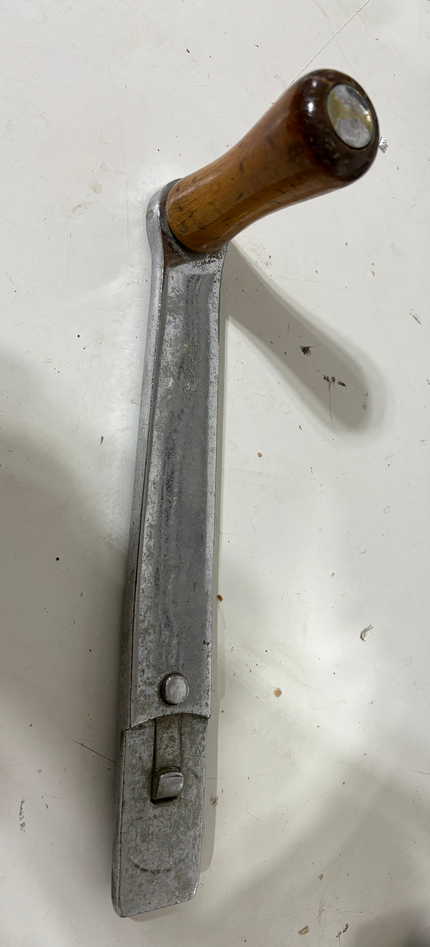 Chromed Bronze South Wind 10" Flat Winch Insert Handle