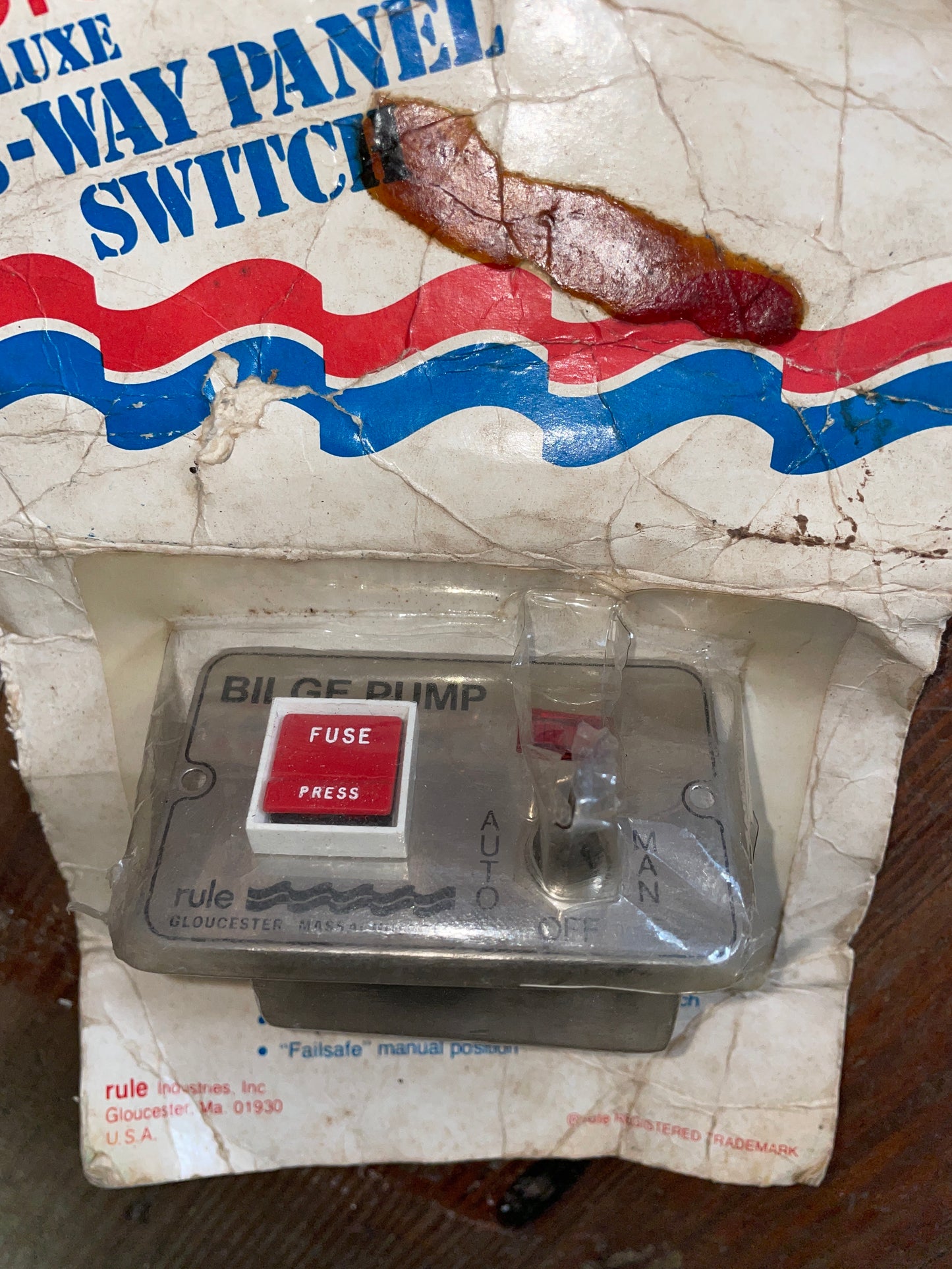 3 Way Bilge Pump Switch- NEW