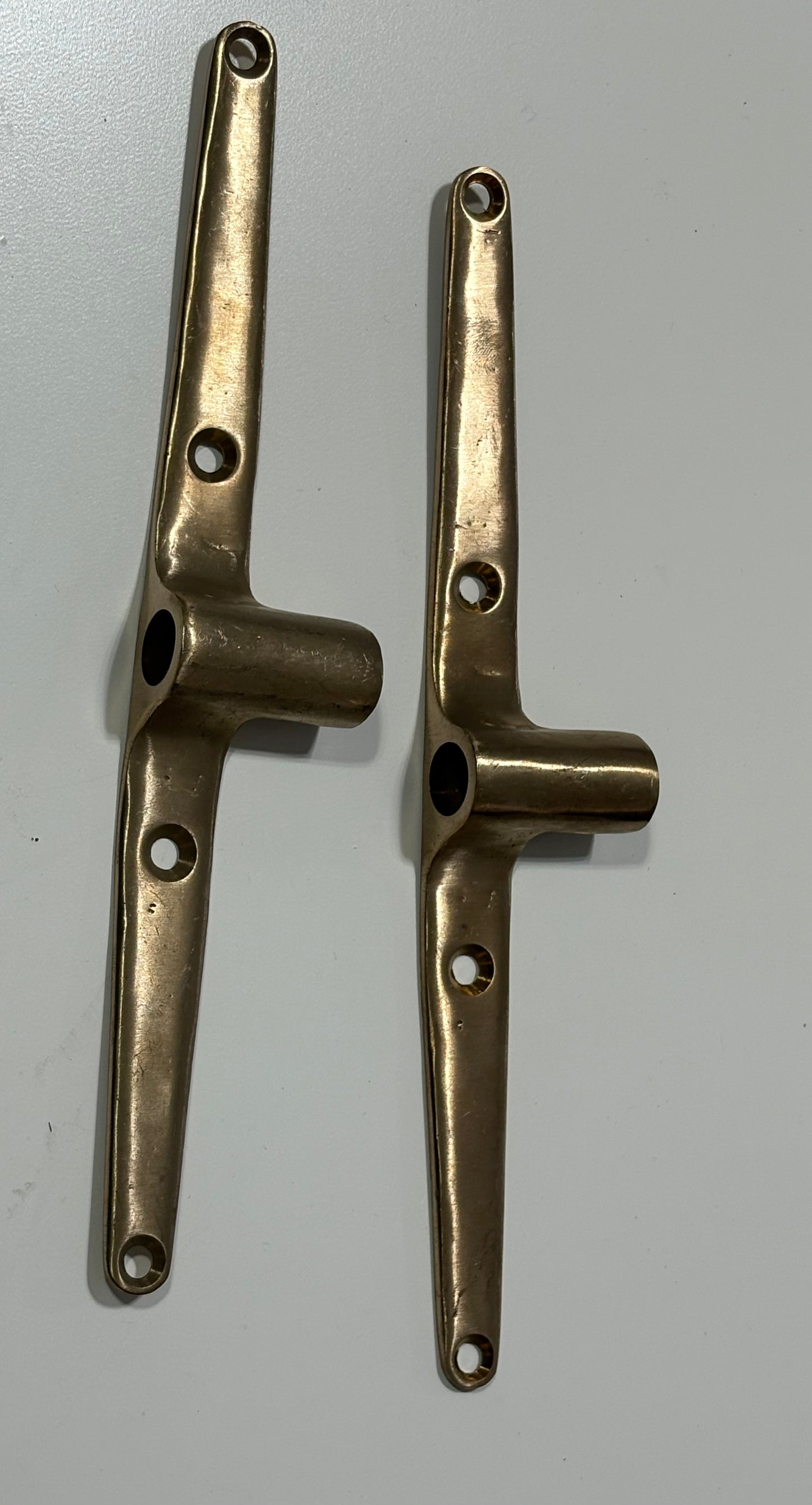 Bronze Oarlock Holder Pair