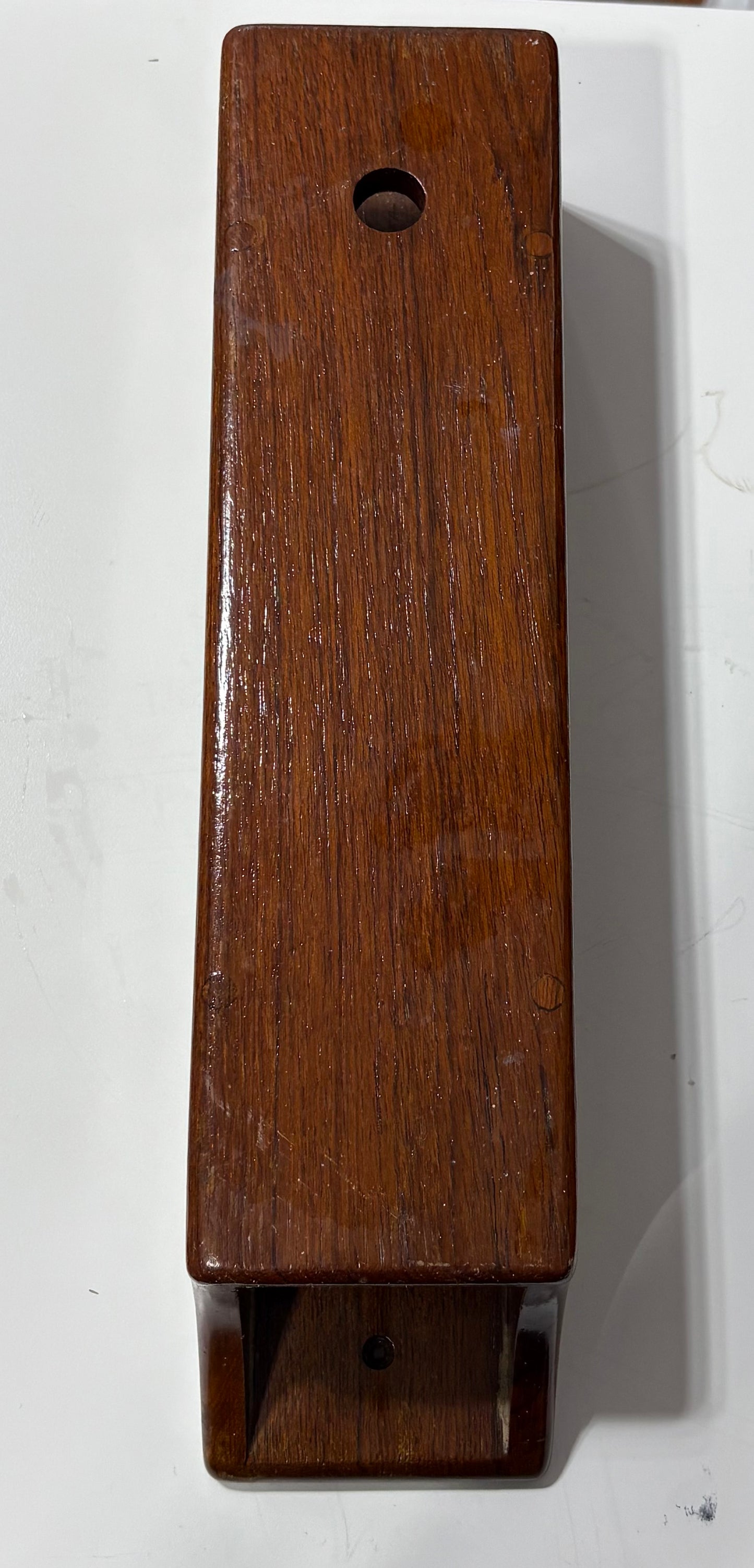 Teak Wall Mount Winch Holder