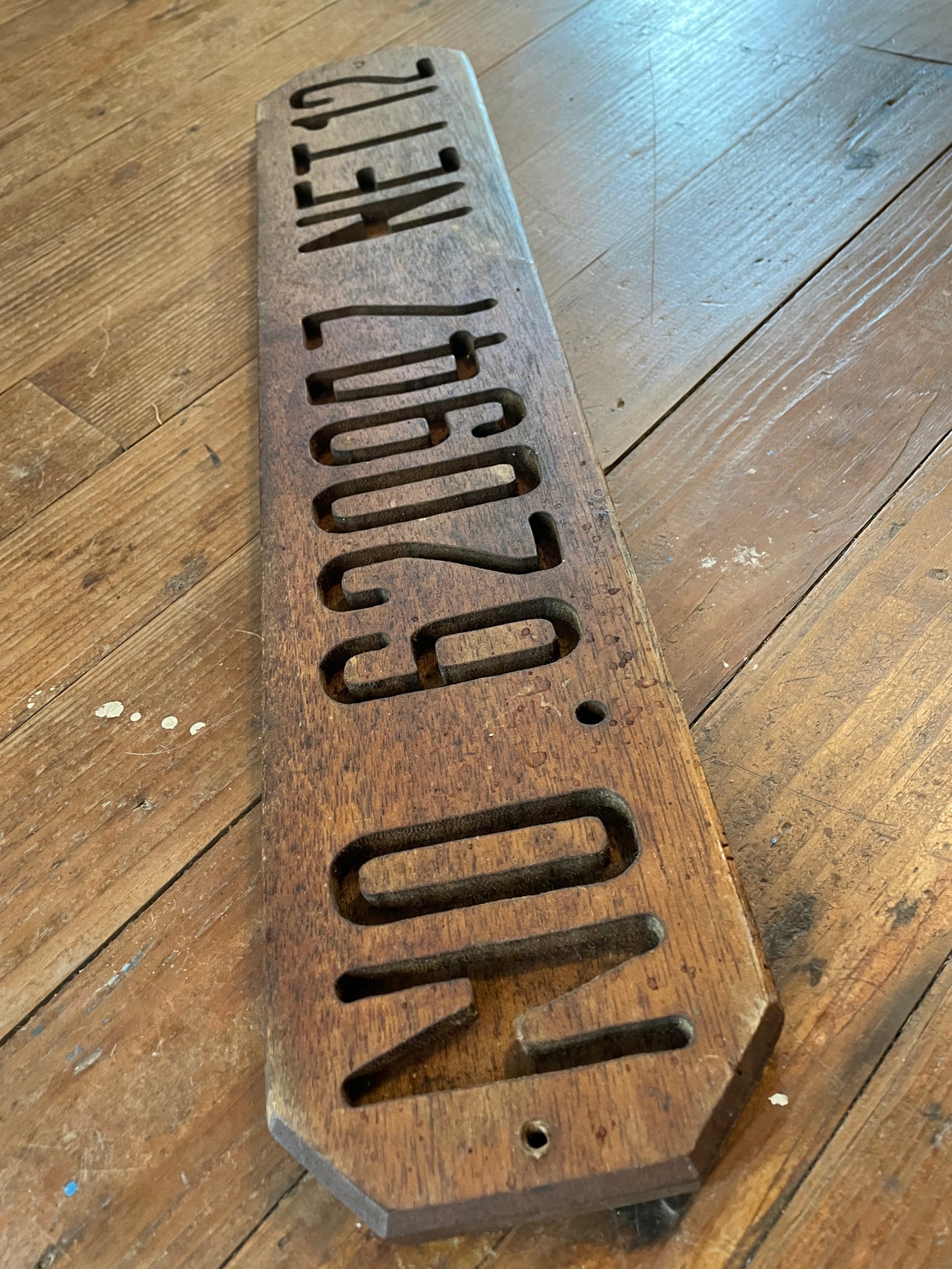 Wooden Hull # Plaque No. 620947 Net 12 Off An Irwin 39