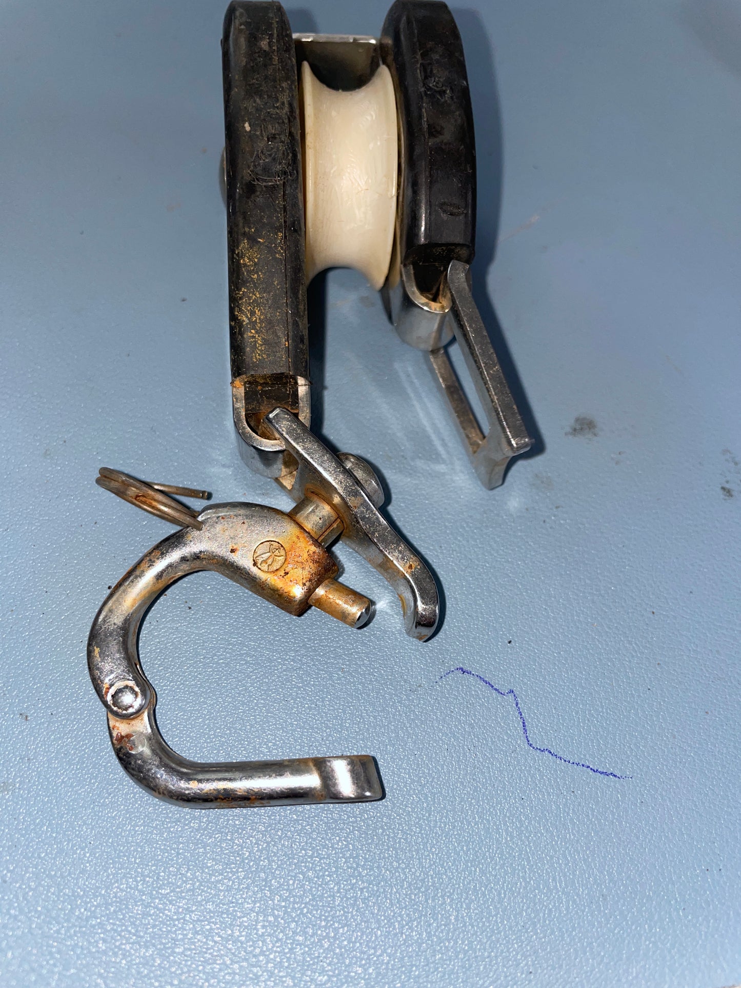 Merriman Small Snatch Block 1/2" Sheave 4 3/4" L