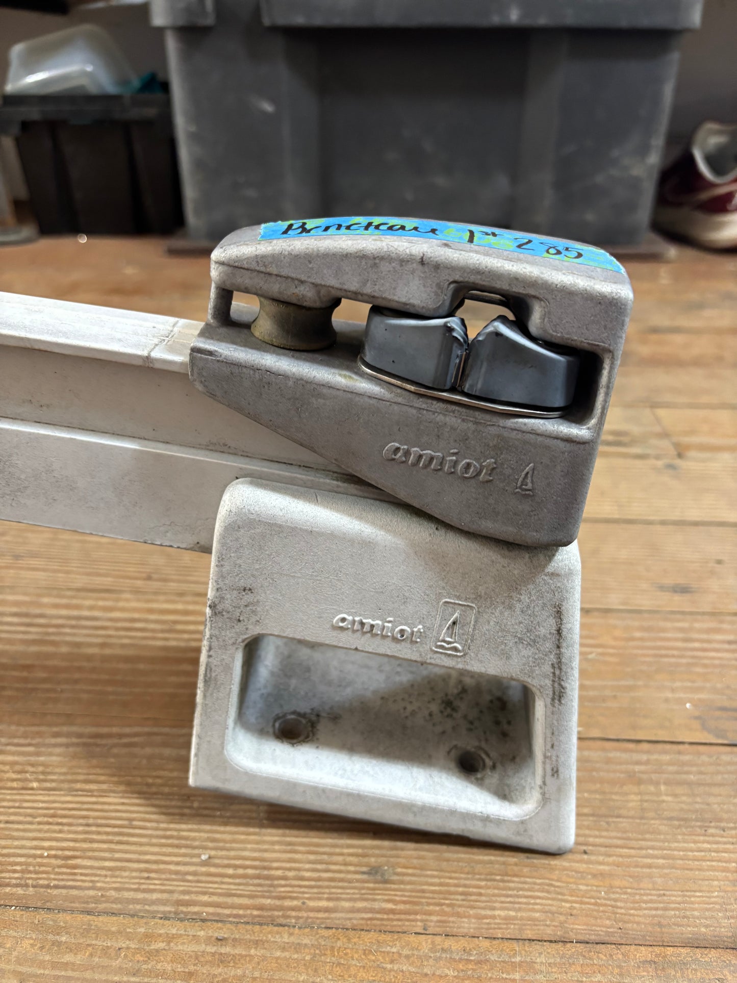 Amiot Traveler - Raised and Slightly Curved - 41” Long With 1 1/4” Track Size OFF Beneteau 285 First