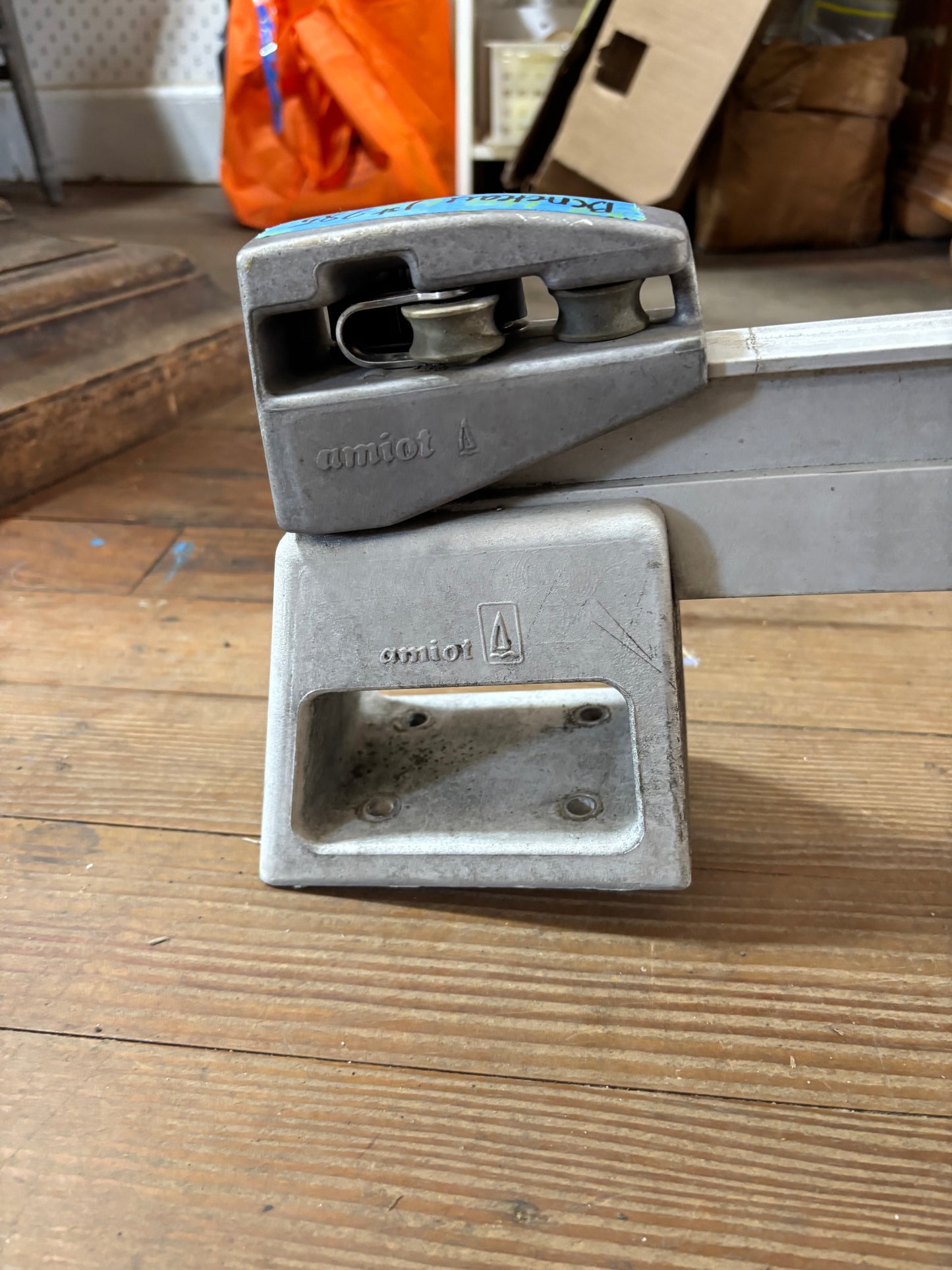 Amiot Traveler - Raised and Slightly Curved - 41” Long With 1 1/4” Track Size OFF Beneteau 285 First