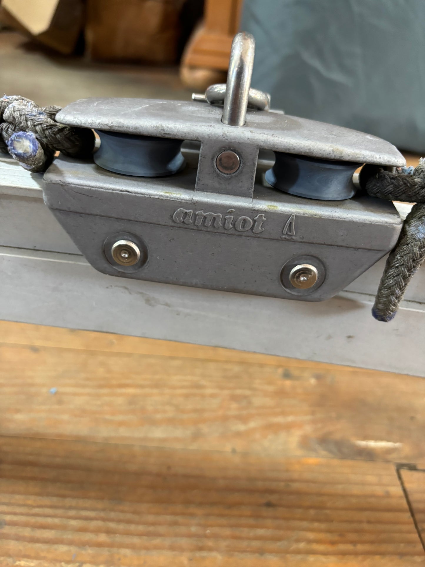 Amiot Traveler - Raised and Slightly Curved - 41” Long With 1 1/4” Track Size OFF Beneteau 285 First