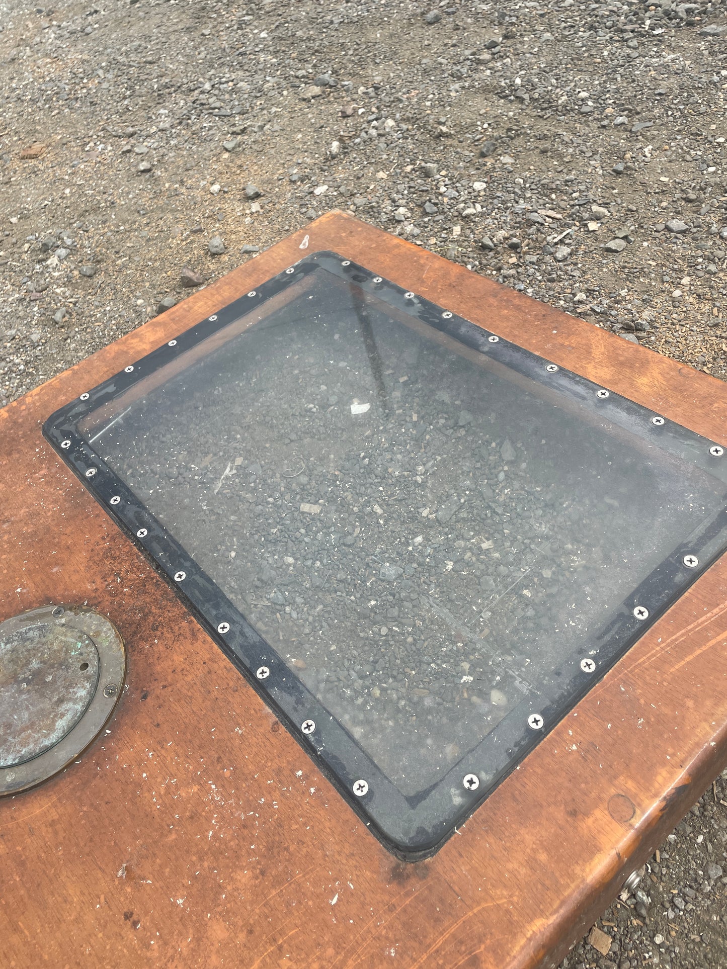 1934 Eisenhower 50' Mahogany Hatch - 26 1/2" Long x 26 5/8" Wide -- #192