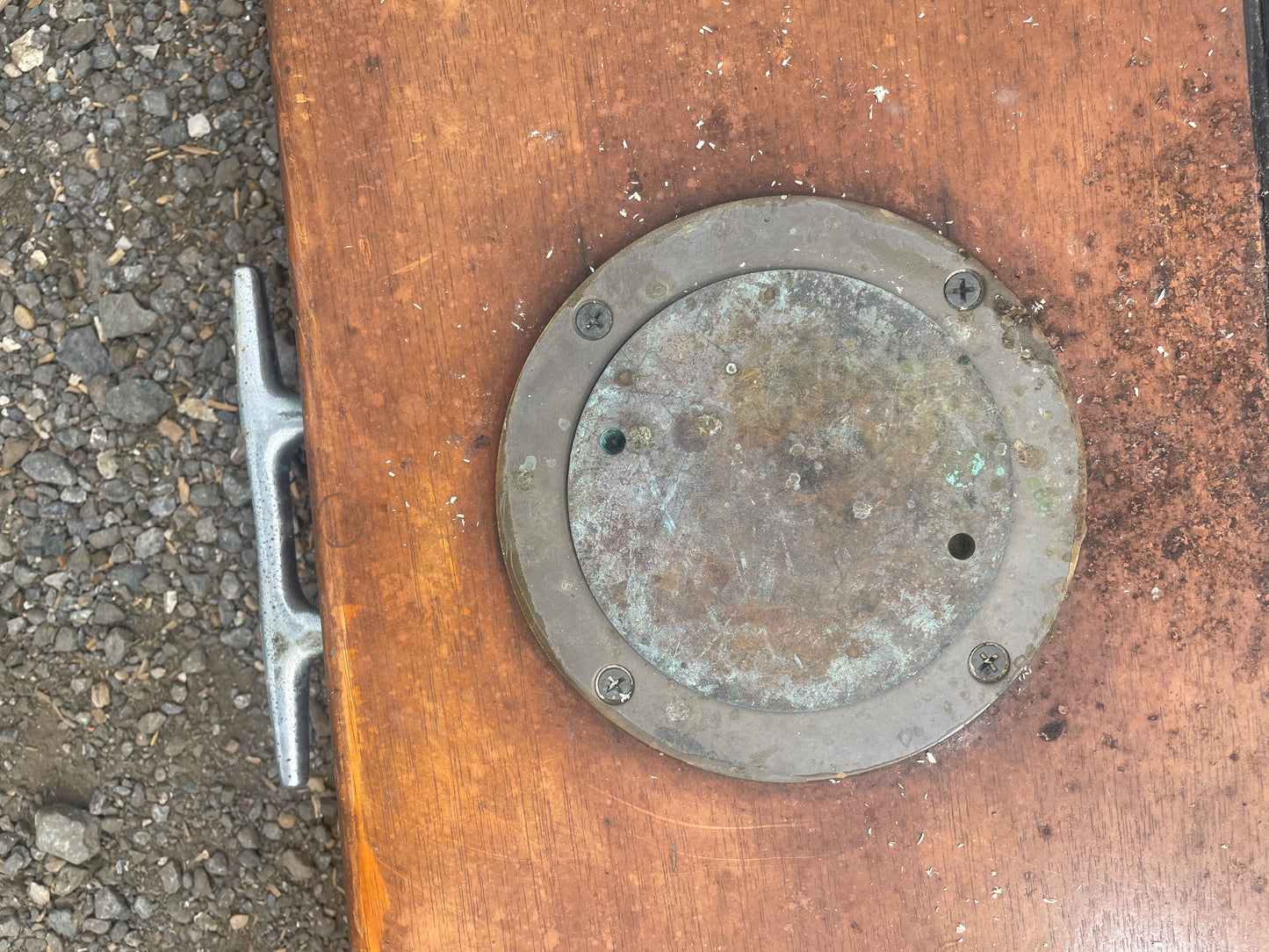 1934 Eisenhower 50' Mahogany Hatch - 26 1/2" Long x 26 5/8" Wide -- #192