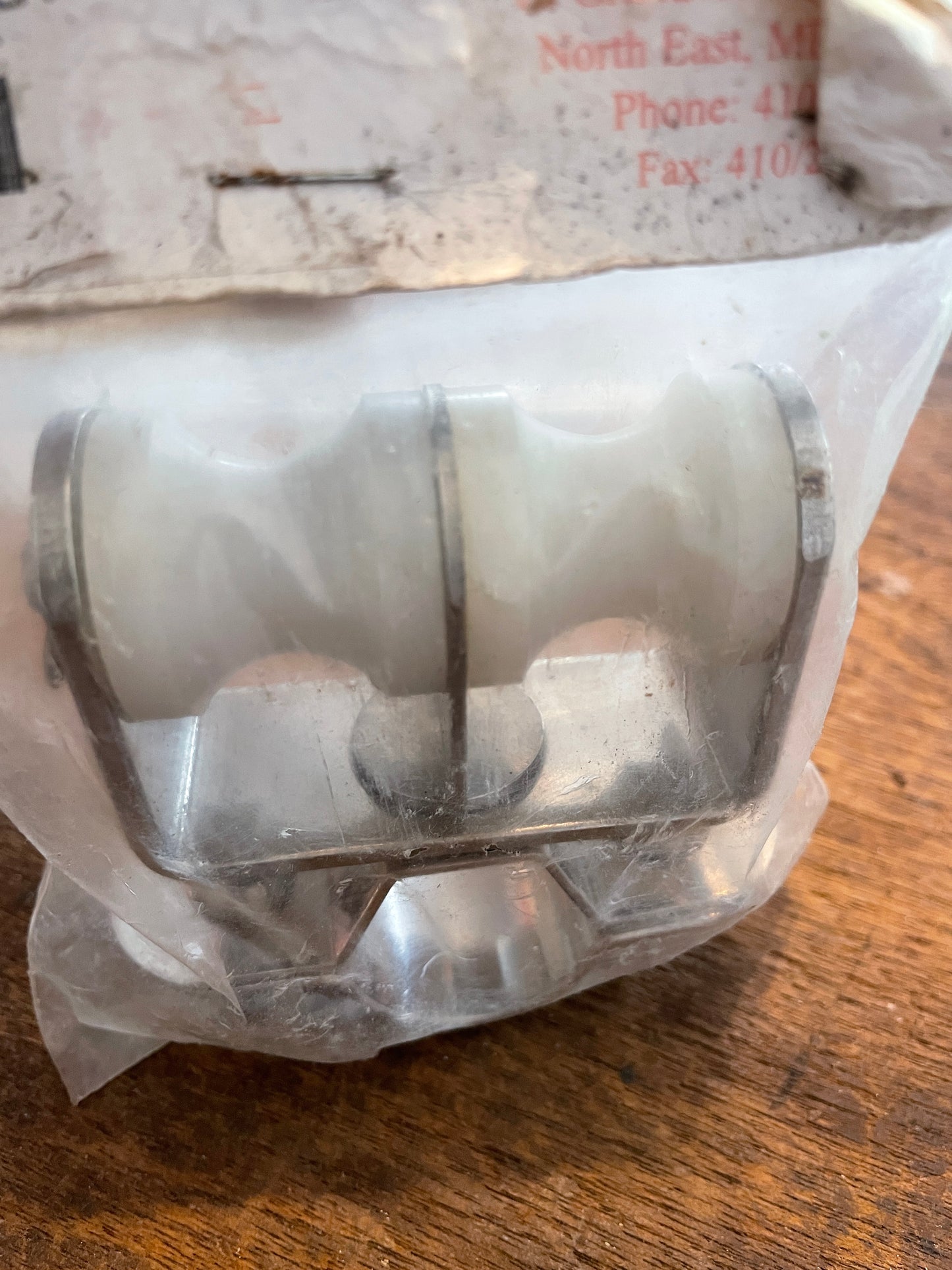 Series 02 Small Utility Lift Double Block- 1” Sheave W/ 9/16” Line- NEW