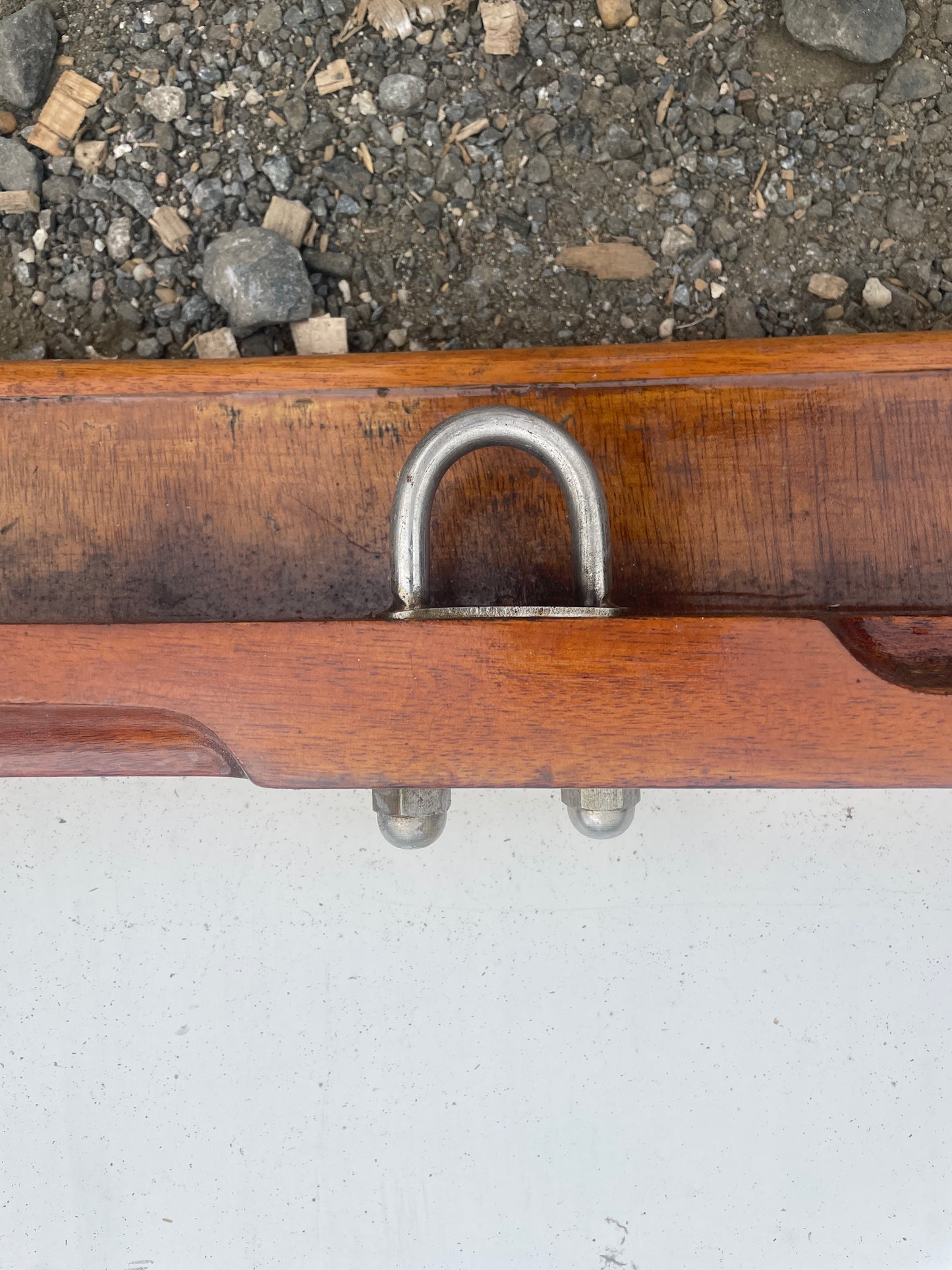 1934 Eisenhower 50' Mahogany Hatch - OD: 33 7/8" Long x 26 1/8" Wide - Some Surface Cracking --#193