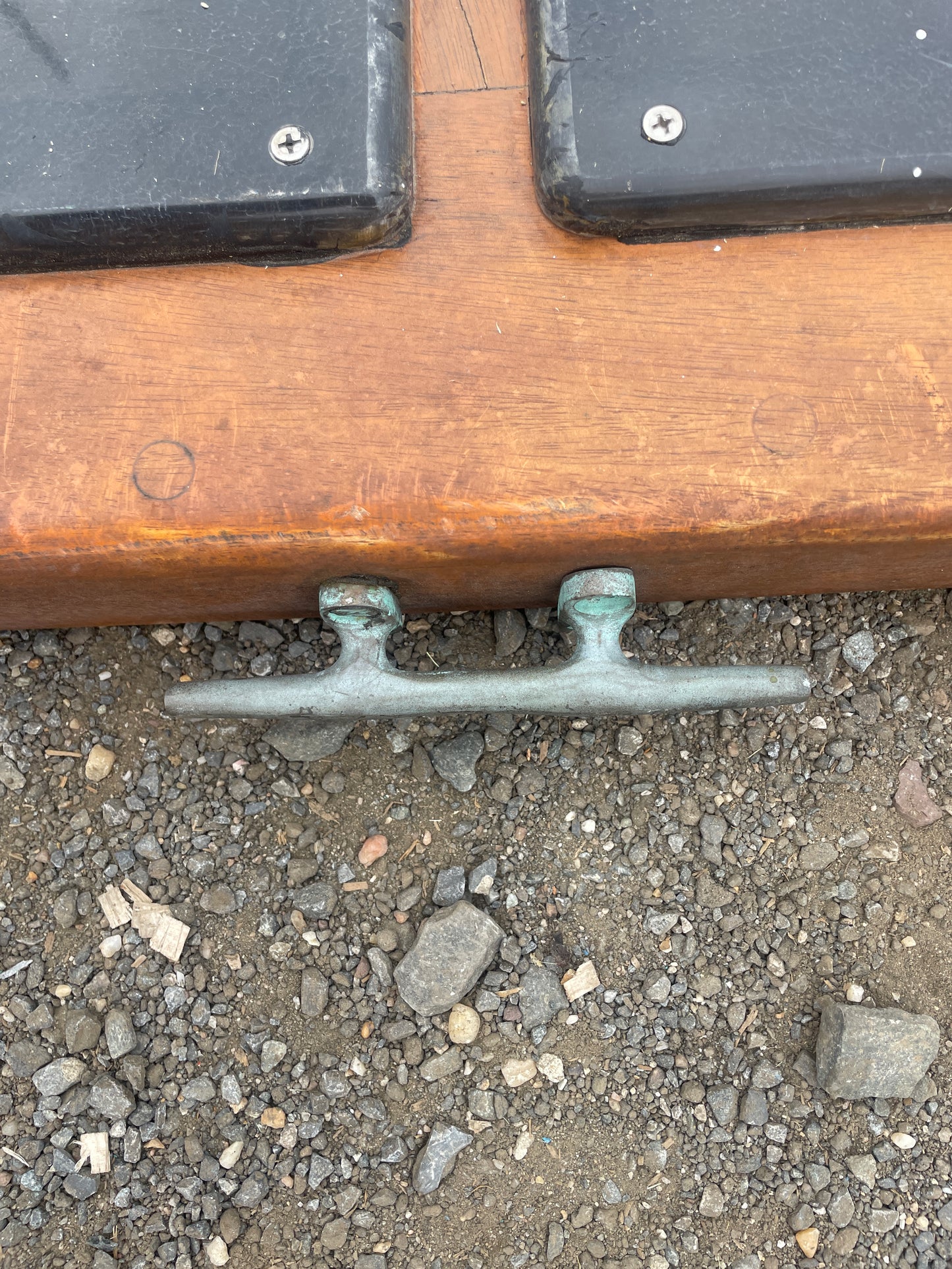 1934 Eisenhower 50' mahogany Hatch - 28 1/2" Long x 21 3/8" Wide x 2 1/2" Tall -- #195