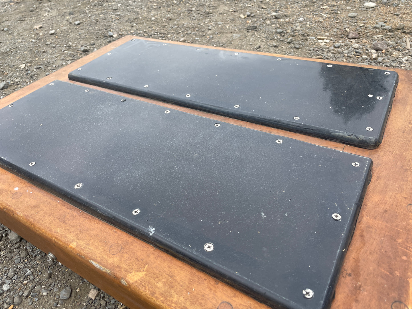 1934 Eisenhower 50' mahogany Hatch - 28 1/2" Long x 21 3/8" Wide x 2 1/2" Tall -- #195