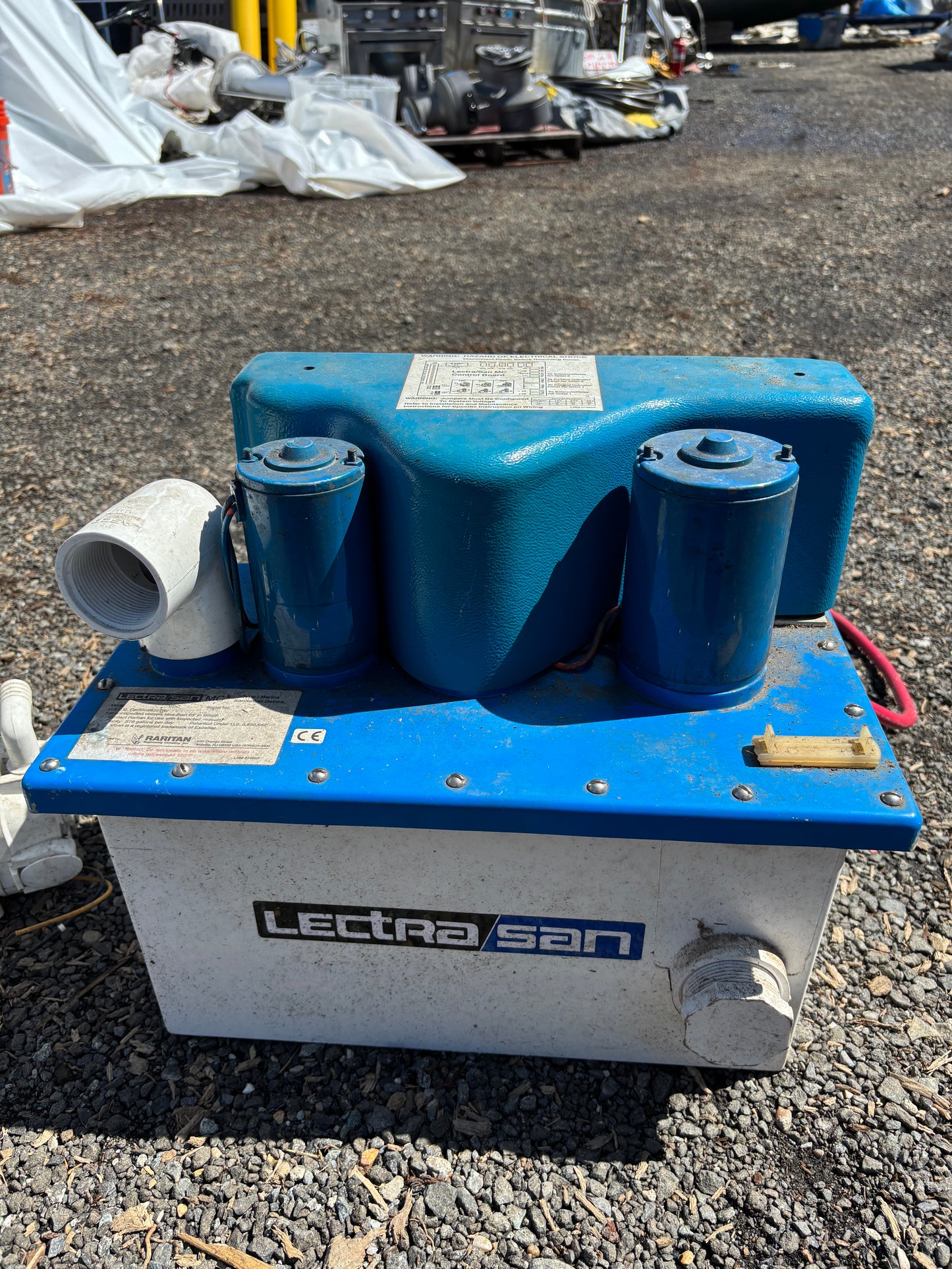 Raritan Marine Toilet With Functioning Lectra San Type 1 Marine Sanitation Device