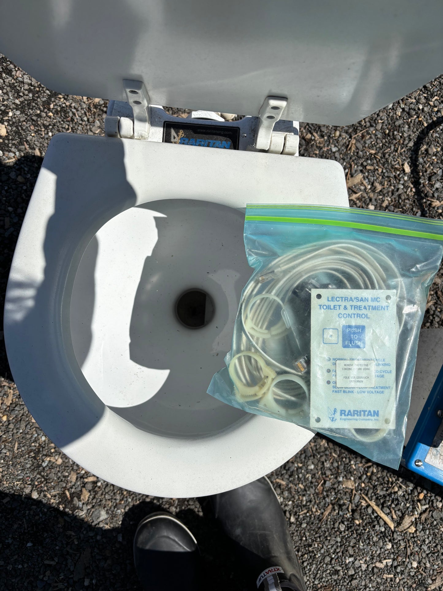 Raritan Marine Toilet With Functioning Lectra San Type 1 Marine Sanitation Device