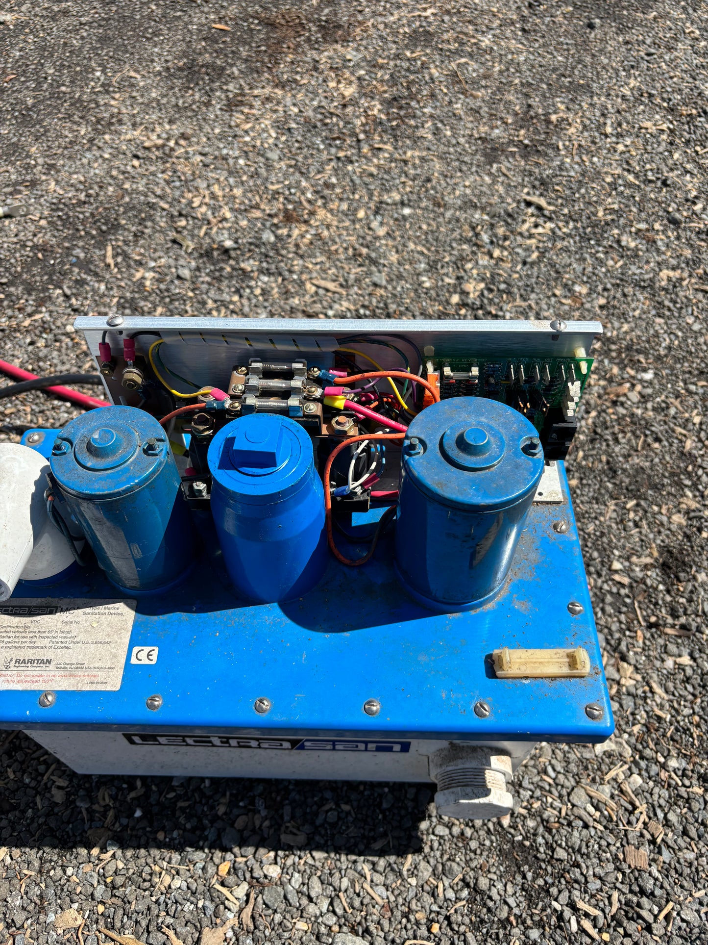 Raritan Marine Toilet With Functioning Lectra San Type 1 Marine Sanitation Device