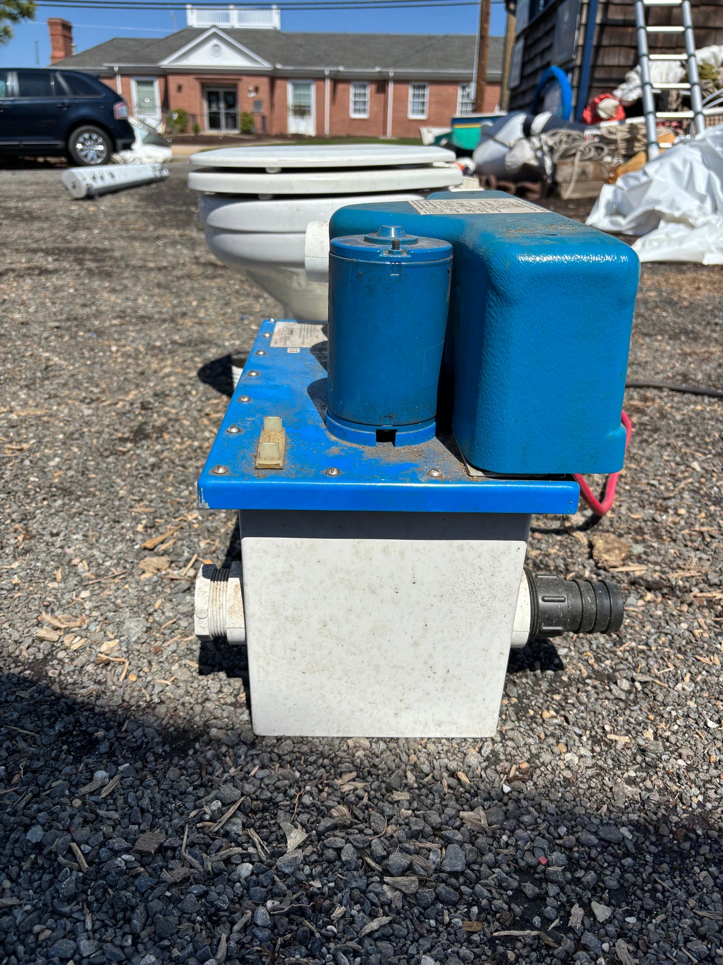 Raritan Marine Toilet With Functioning Lectra San Type 1 Marine Sanitation Device