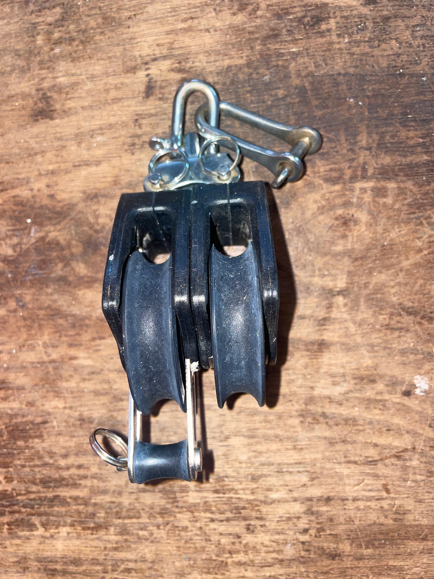 Lewmar Double Sheave 2 1/8” Block With Rope Guide- 10mm Line