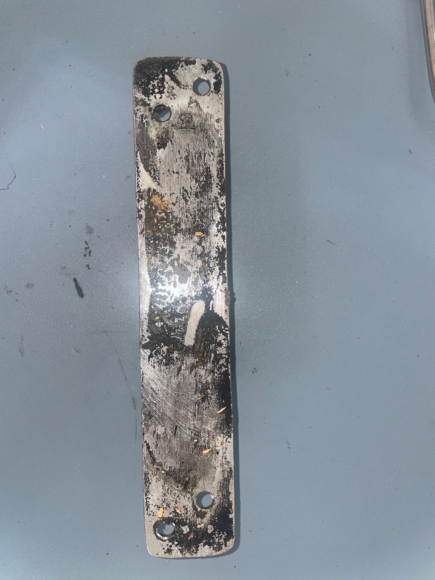 9 3/4" Chromed Bronze Open Chock Cleat - 1934 Eisenhower 50'