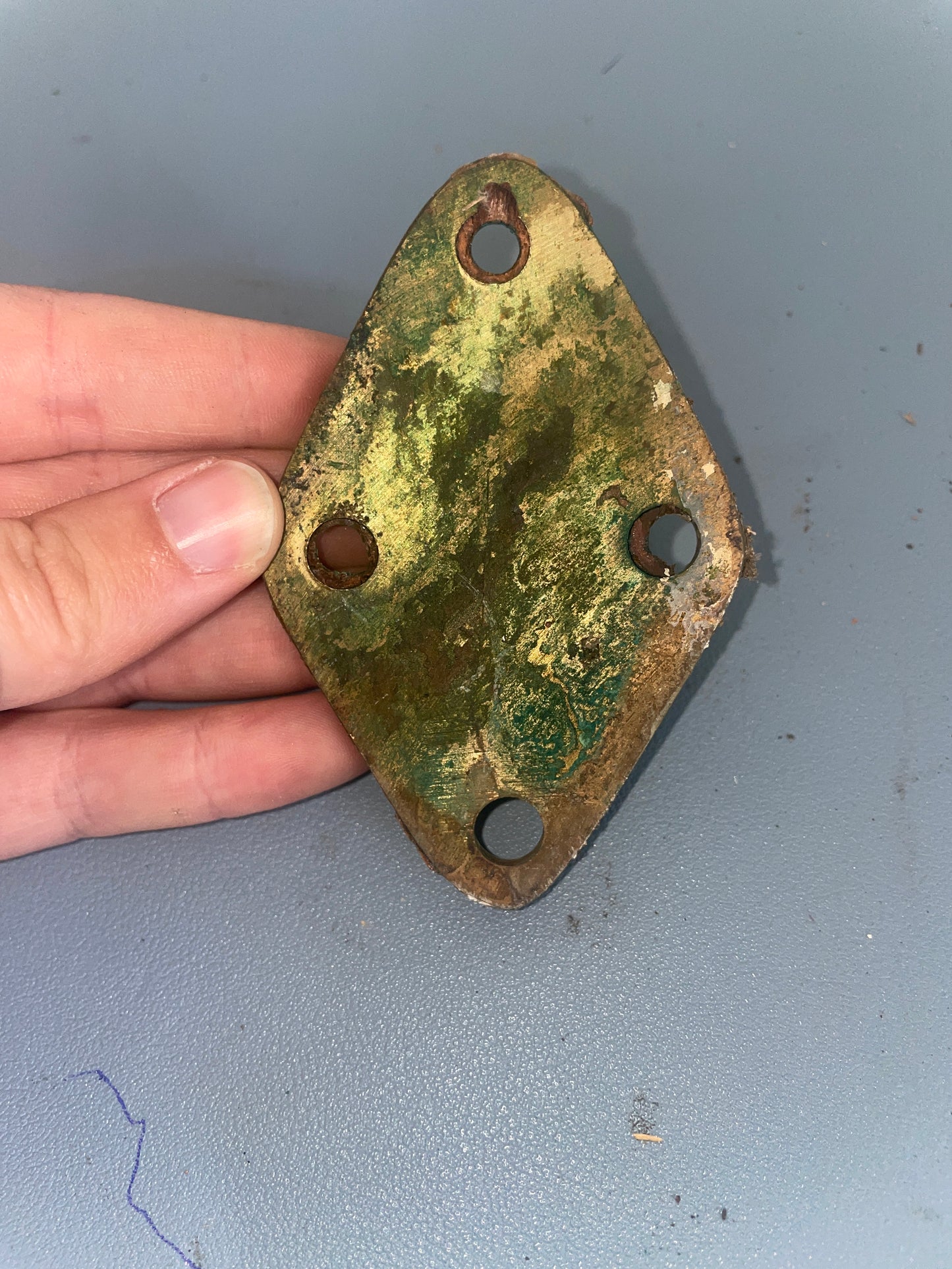 Bronze Diamond Pad Eye - 13/16" x 1/2" Eye- 1934 Eisenhower 50'