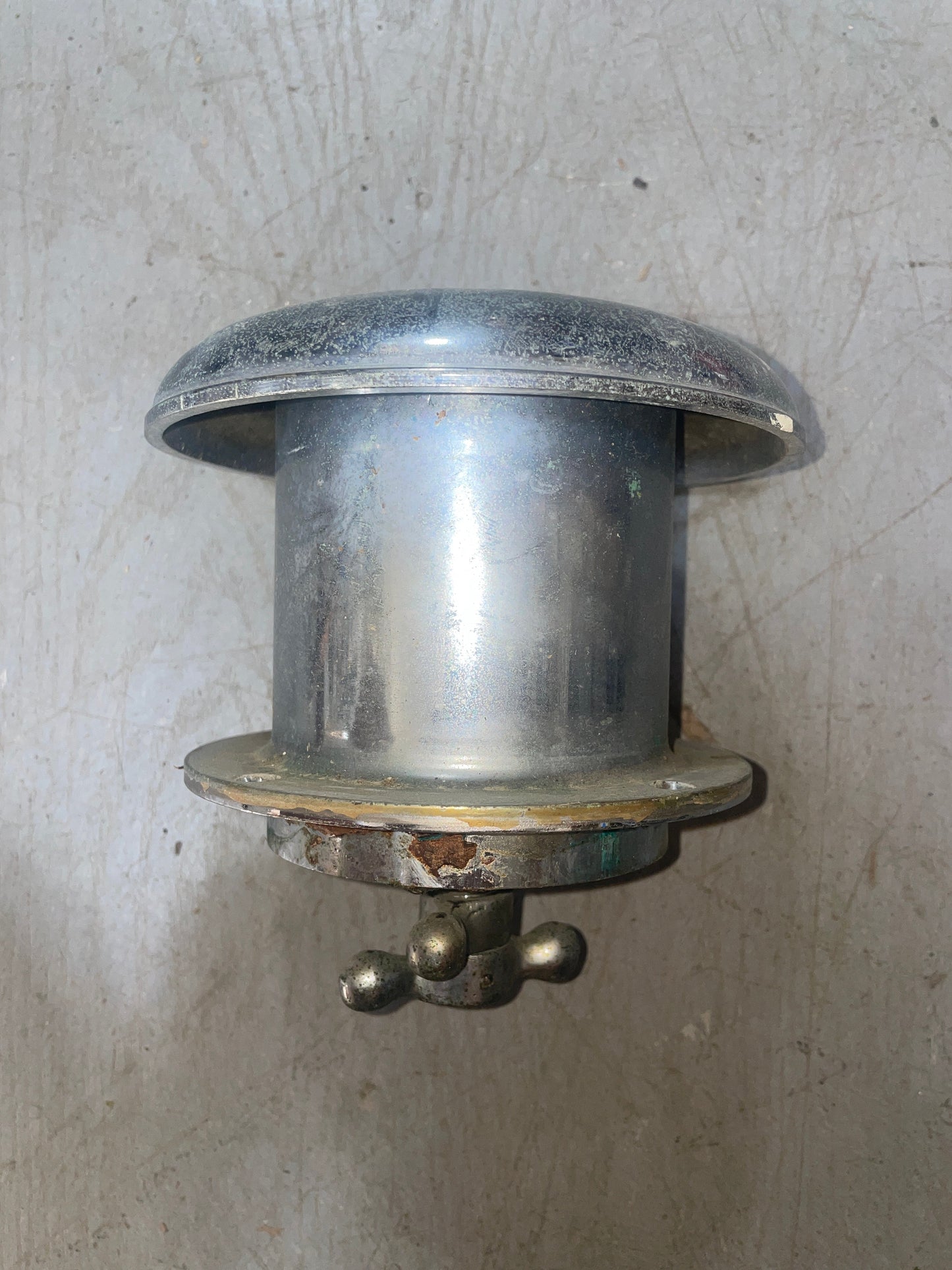 LARGE Chromed Bronze ABI Mushroom Vent - 1934 Eisenhower 50'