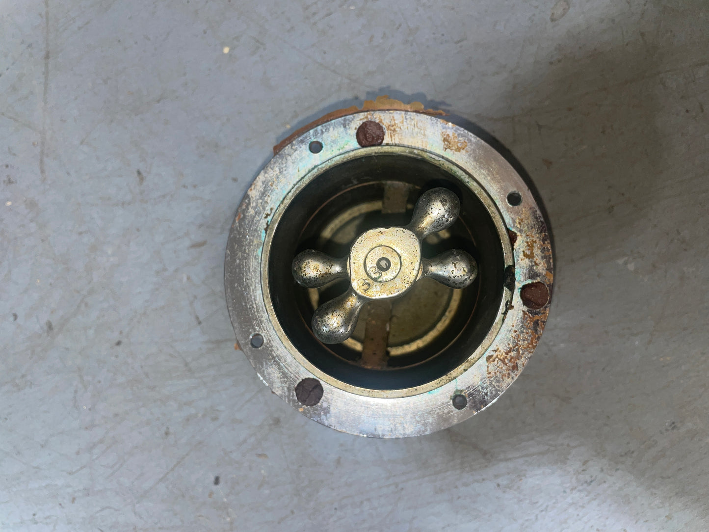 LARGE Chromed Bronze ABI Mushroom Vent - 1934 Eisenhower 50'